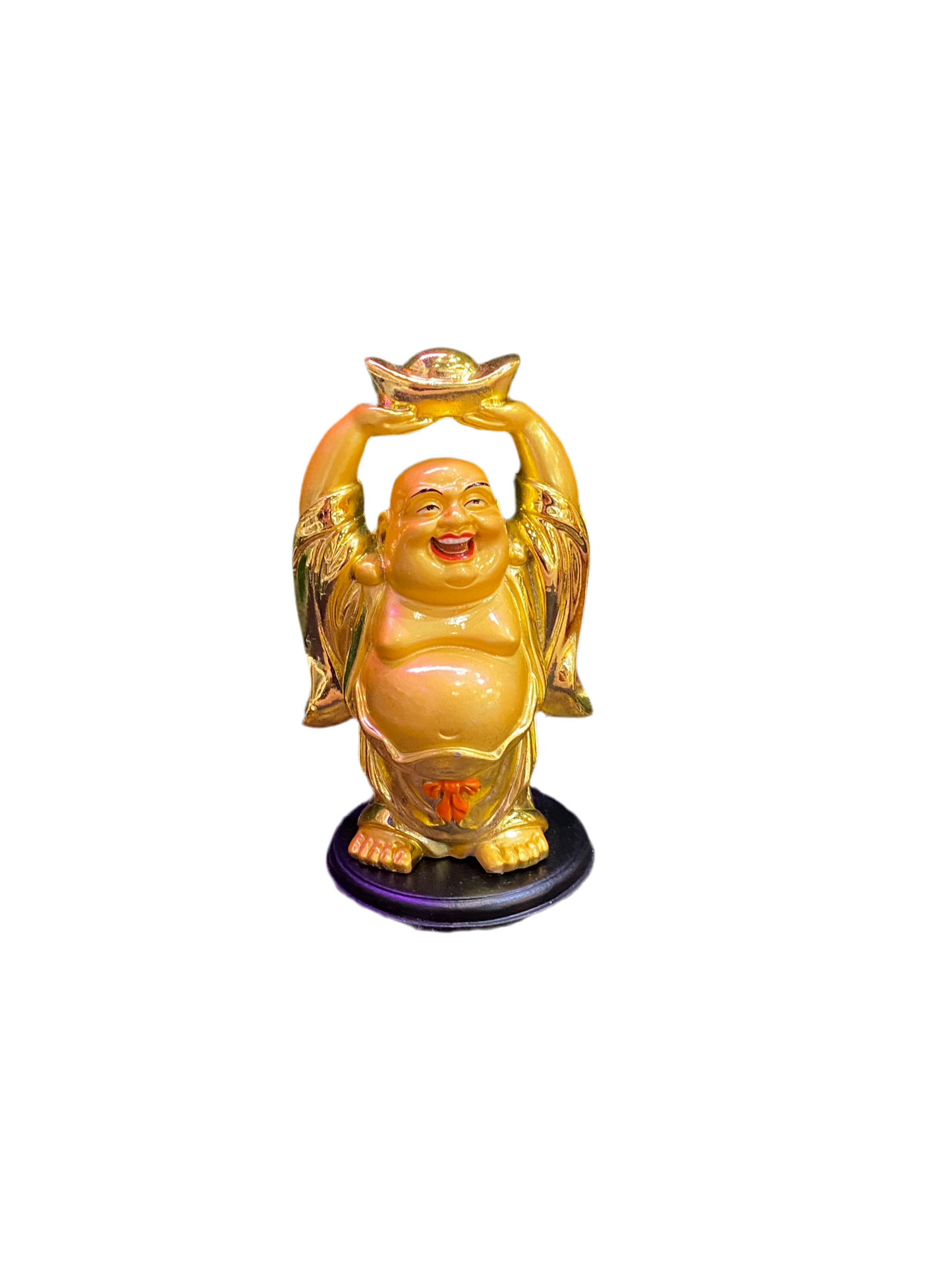 Colorful Feng Shui Gold Laughing Buddha 