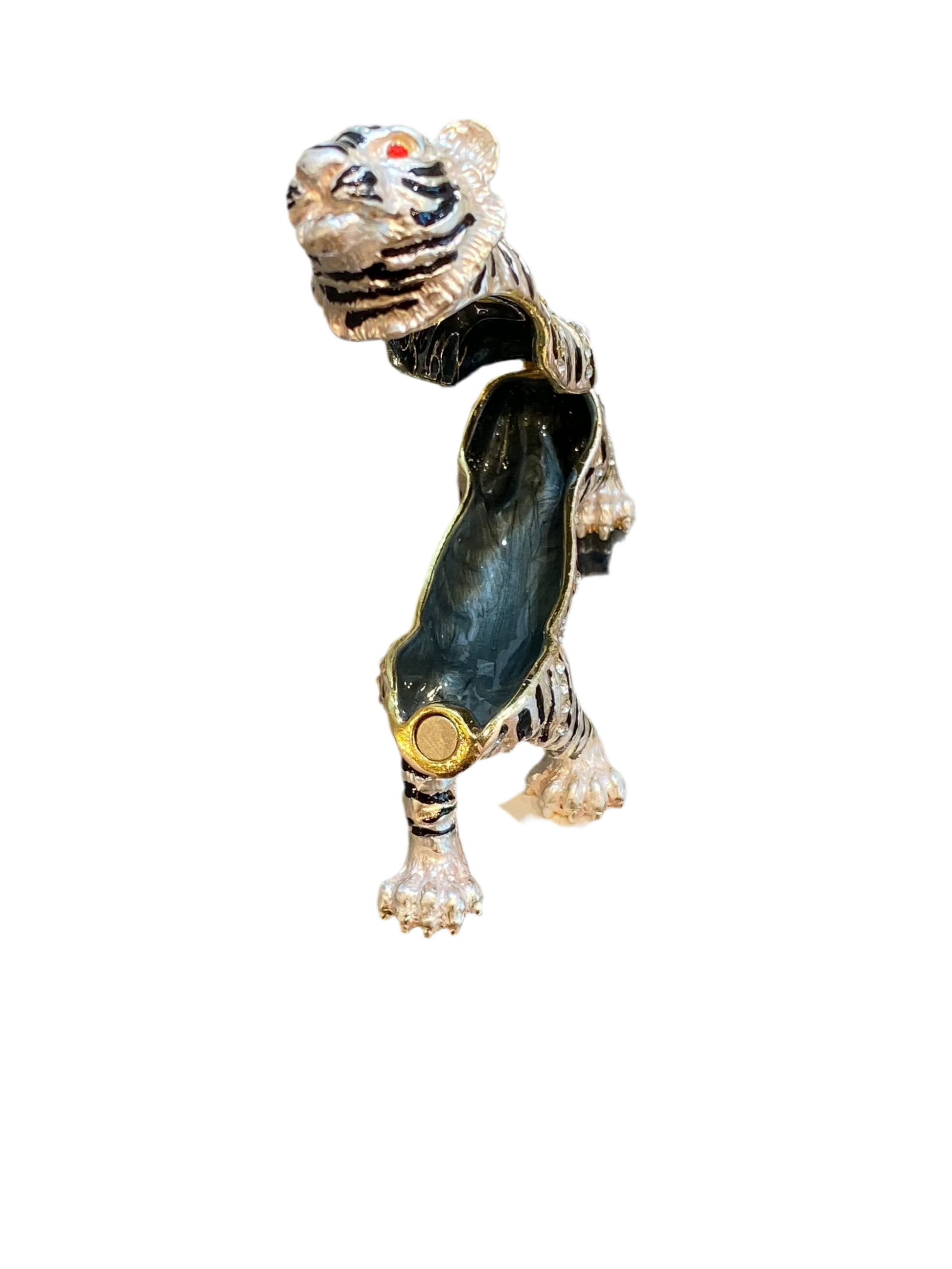 Tiger Bejeweled Trinket 