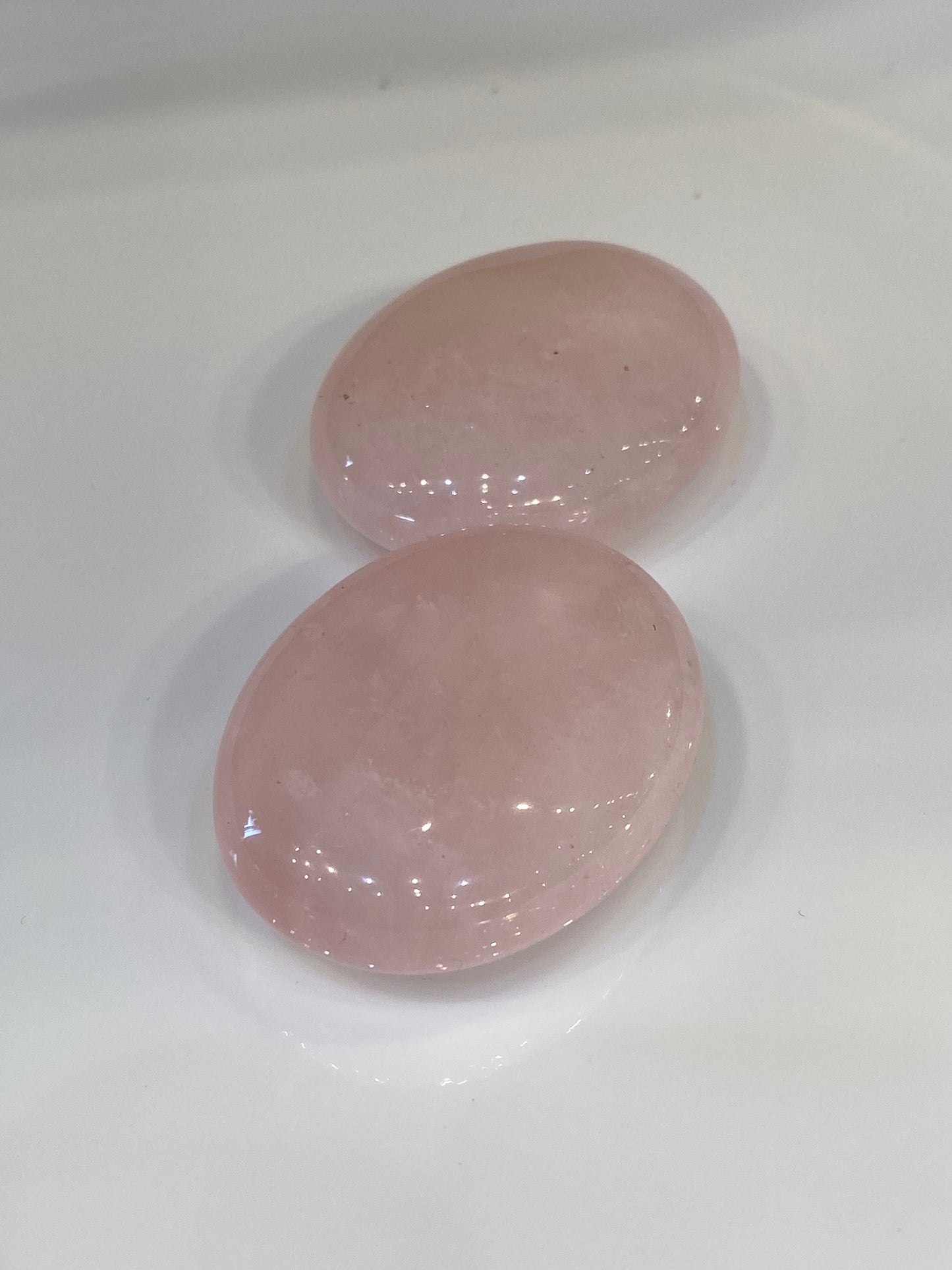 Rose Quartz Polished Palm Stone 1pc