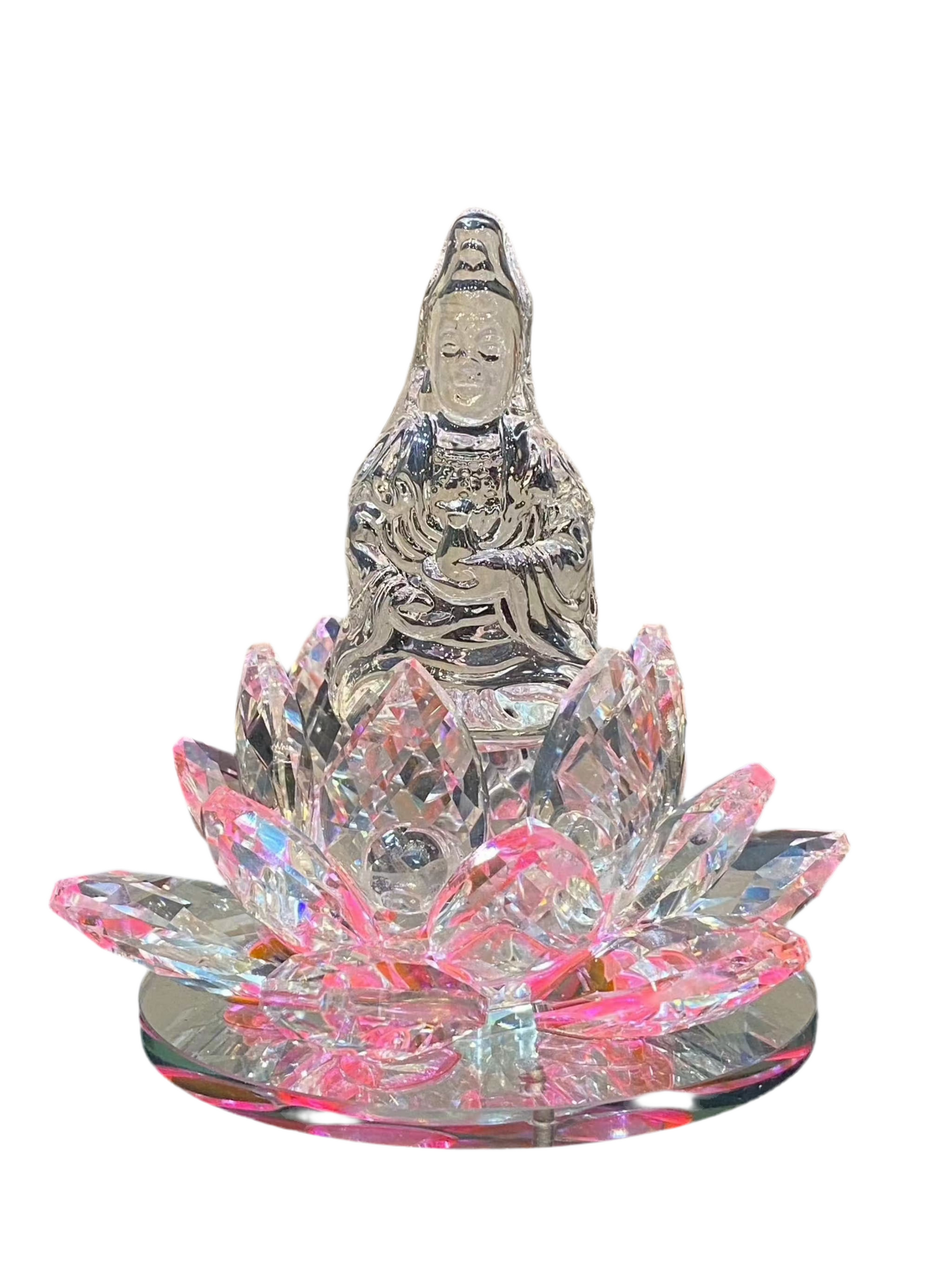 Crystal Kwan Kuan Yin Light Pink