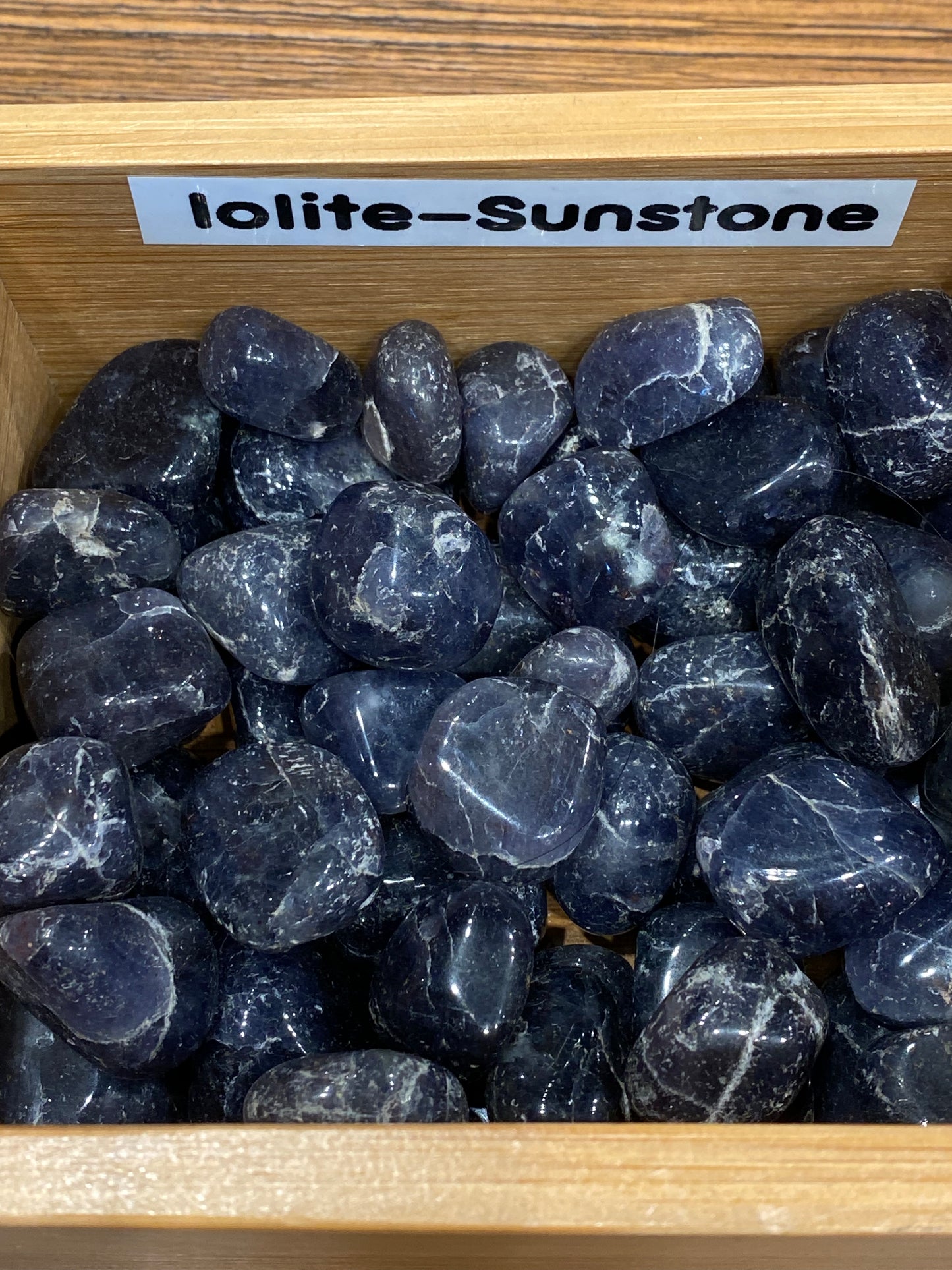 Iolite with Sunstone Tumbled Stone 1pc