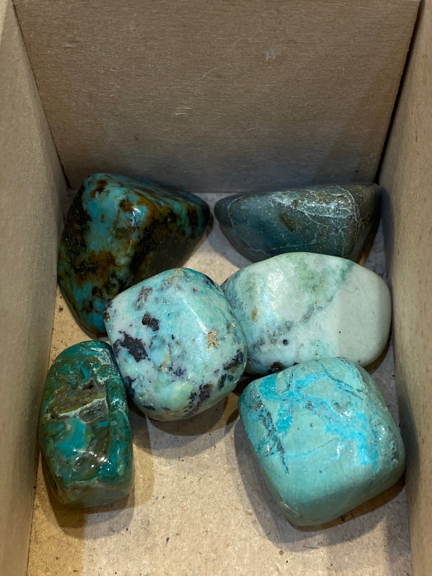 Chrysocolla Light Polished Tumbled Stone 1pc