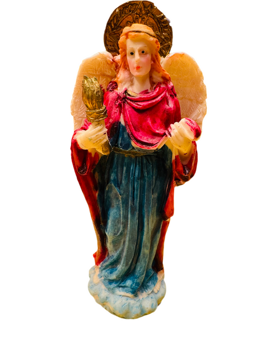 St Rafael 5” Statue San Rafael  Archangel Resin Statue