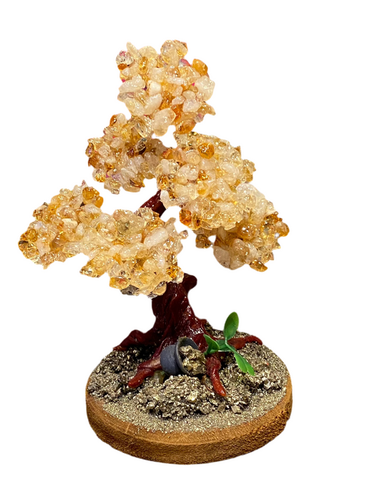 Bonsai Fortune Gemstone Tree Citrine