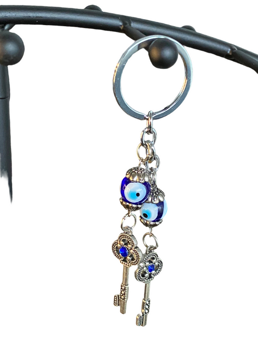 Evil Eye Double Master Key-Keychain