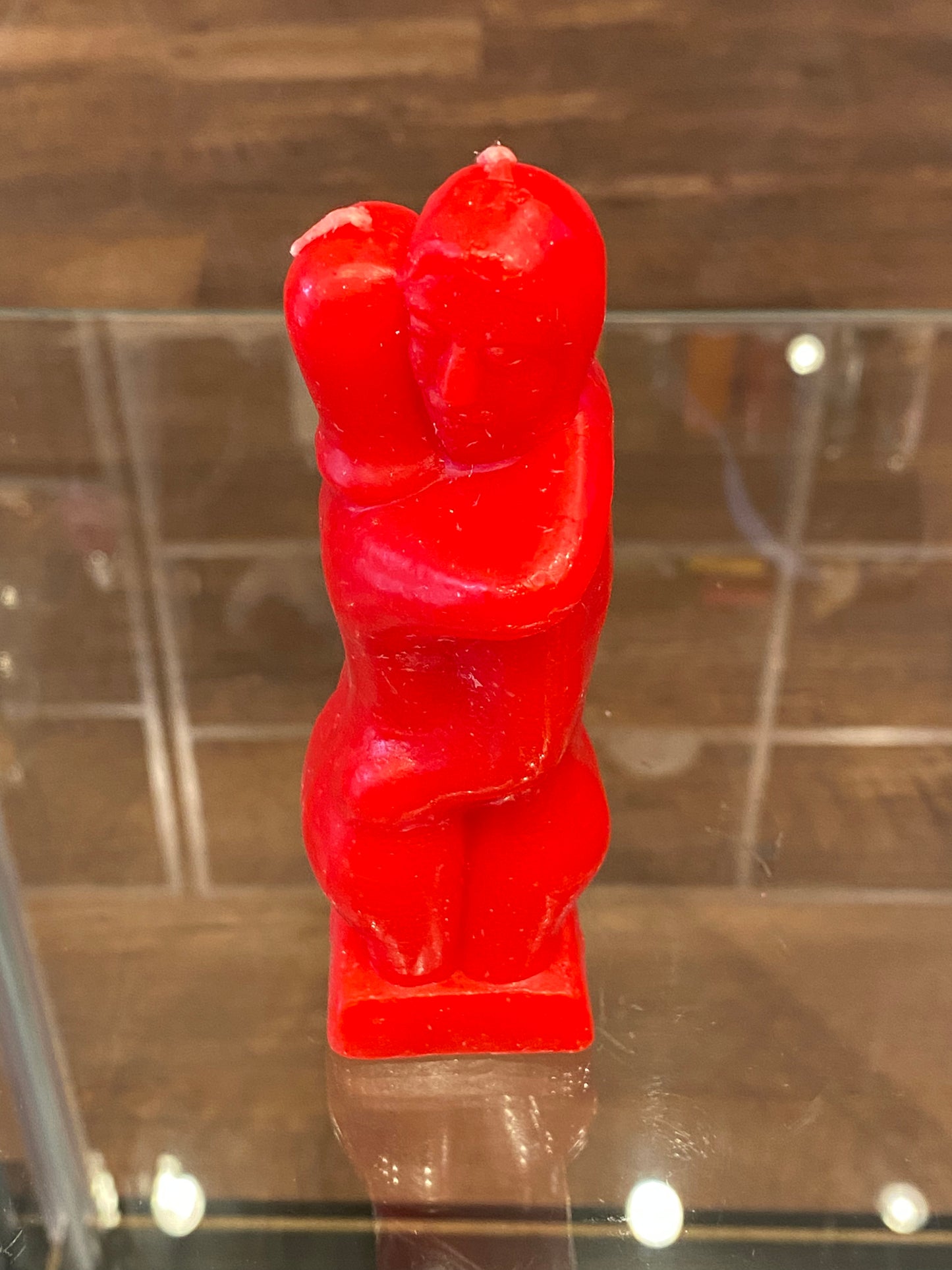 Erotic Couple Candle Red