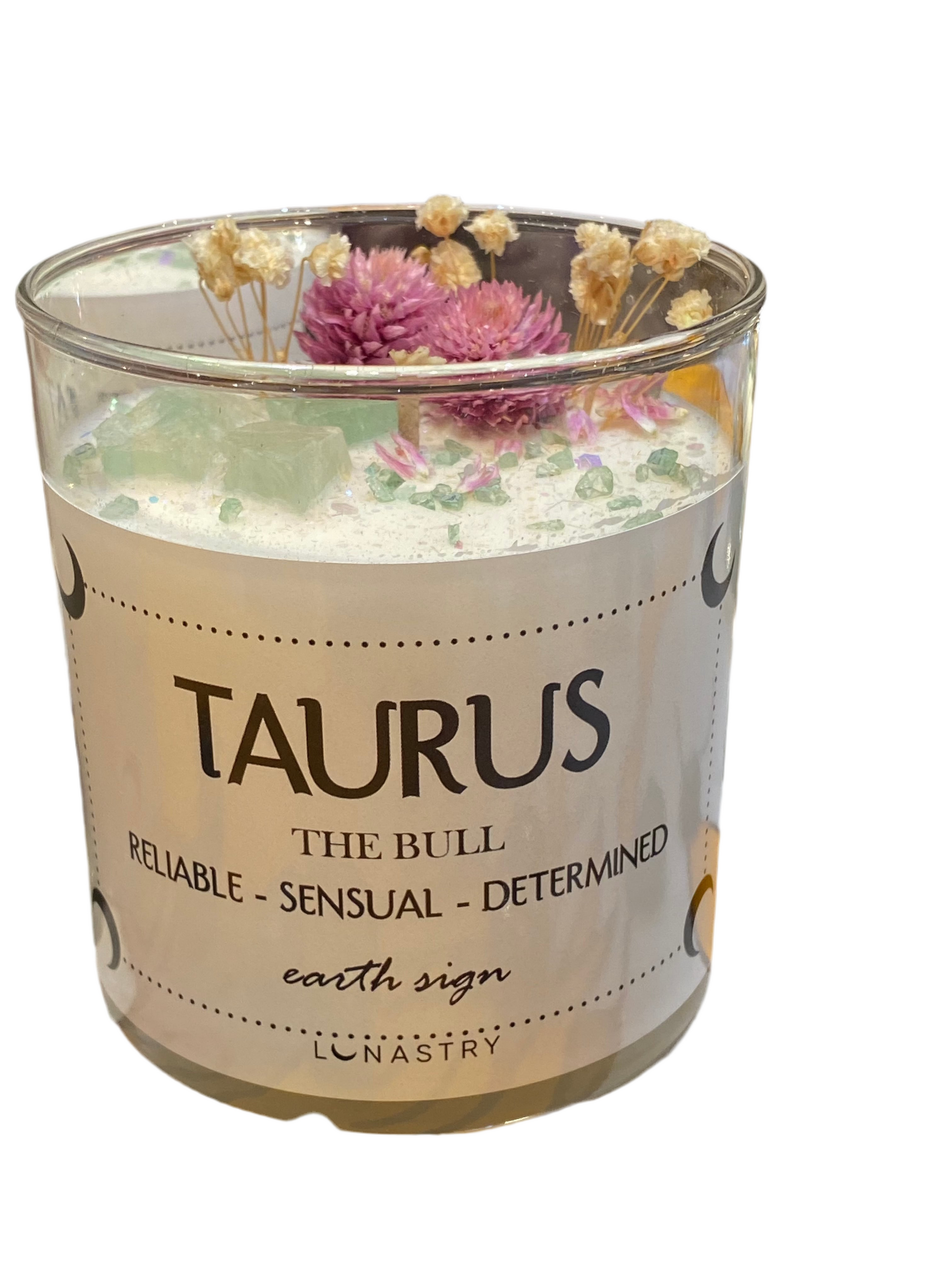 Lunastry Taurus Candle