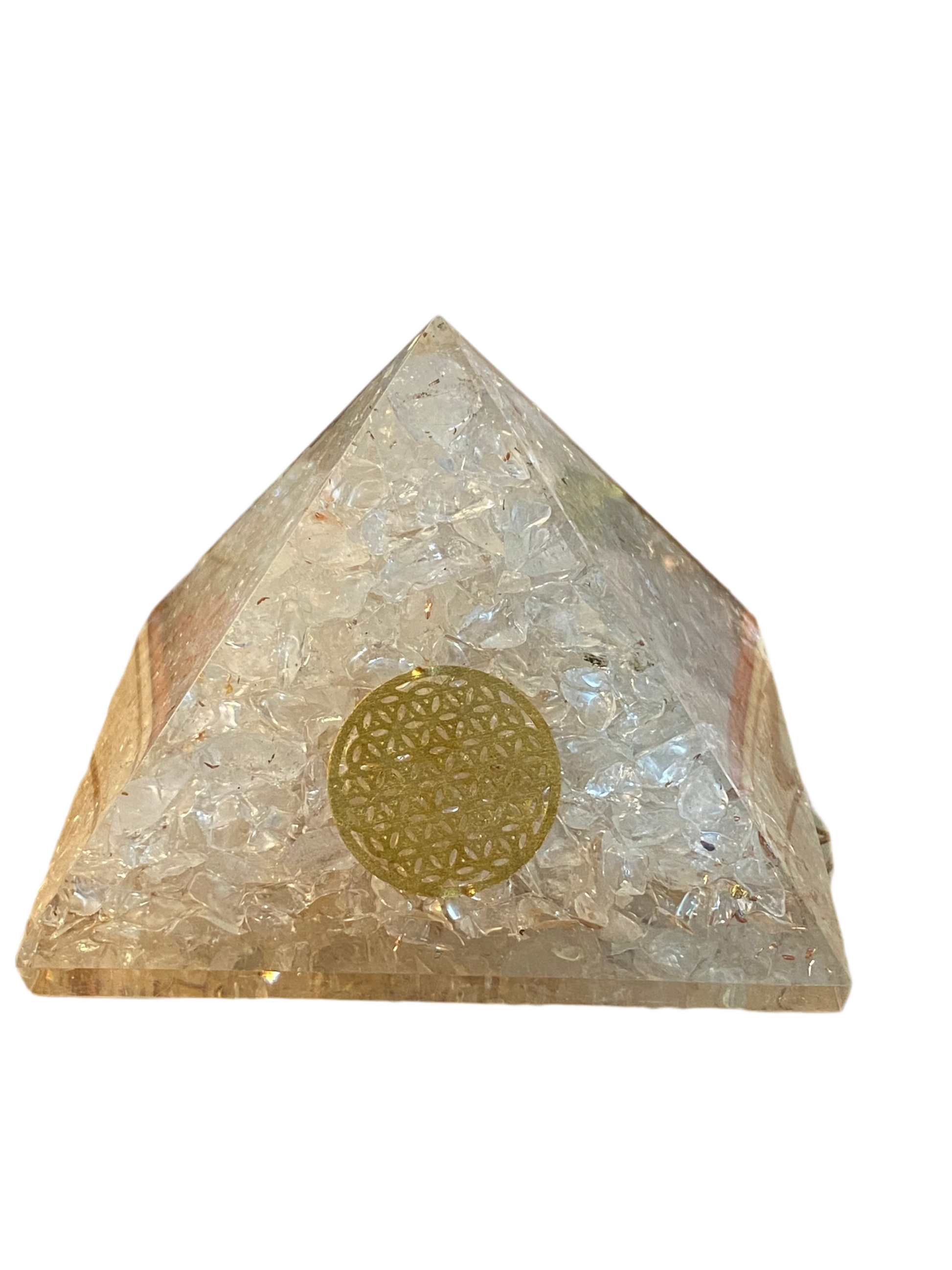 Orgonite Pyramid Large Clear Quartz 