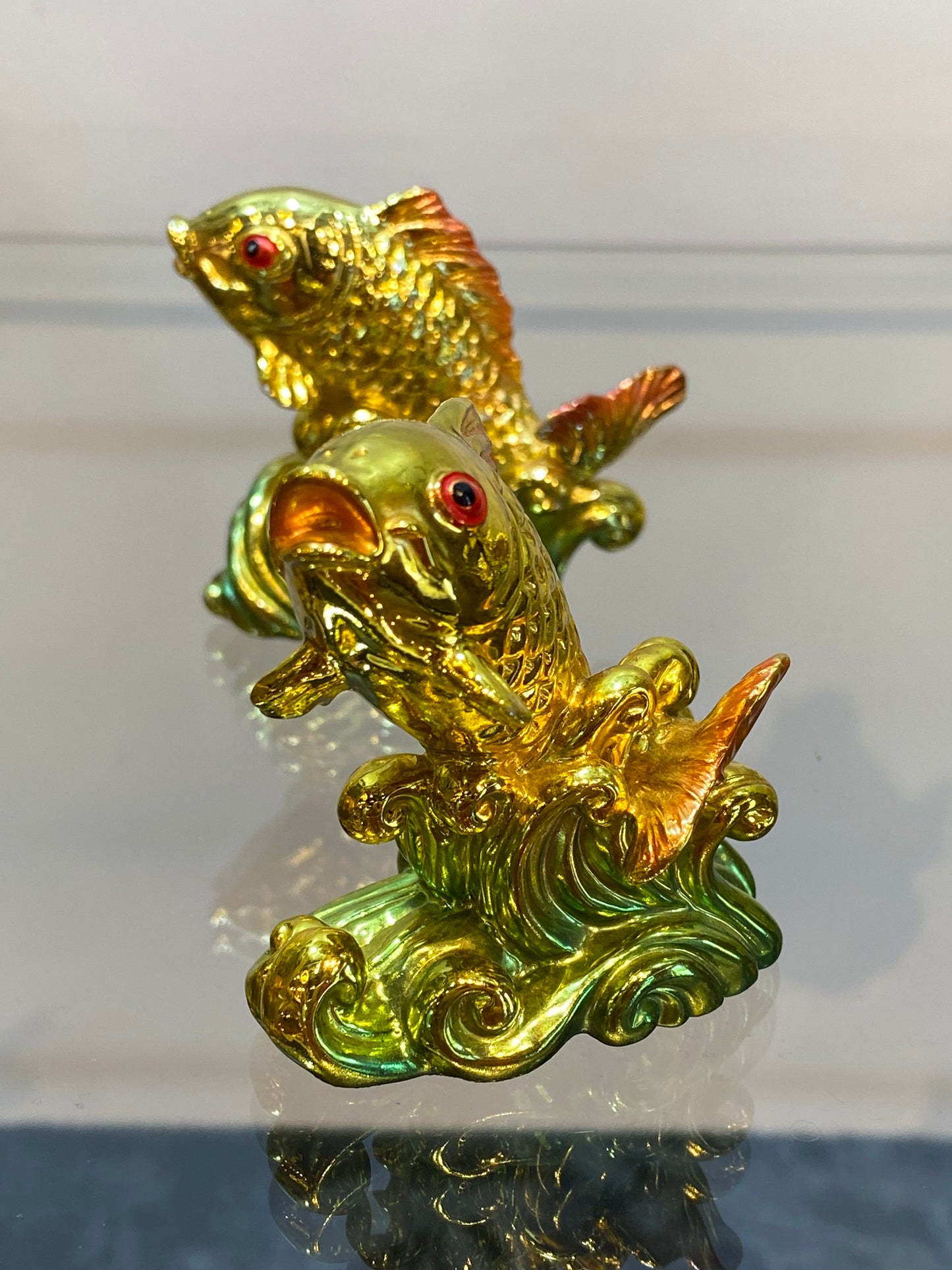 Feng Shui Golden Color Good Luck Fish 1pc