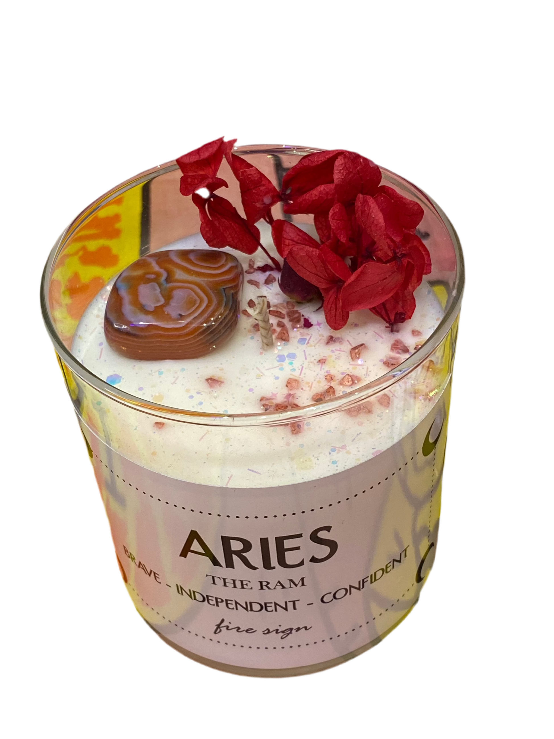 Lunastry Aries Candle