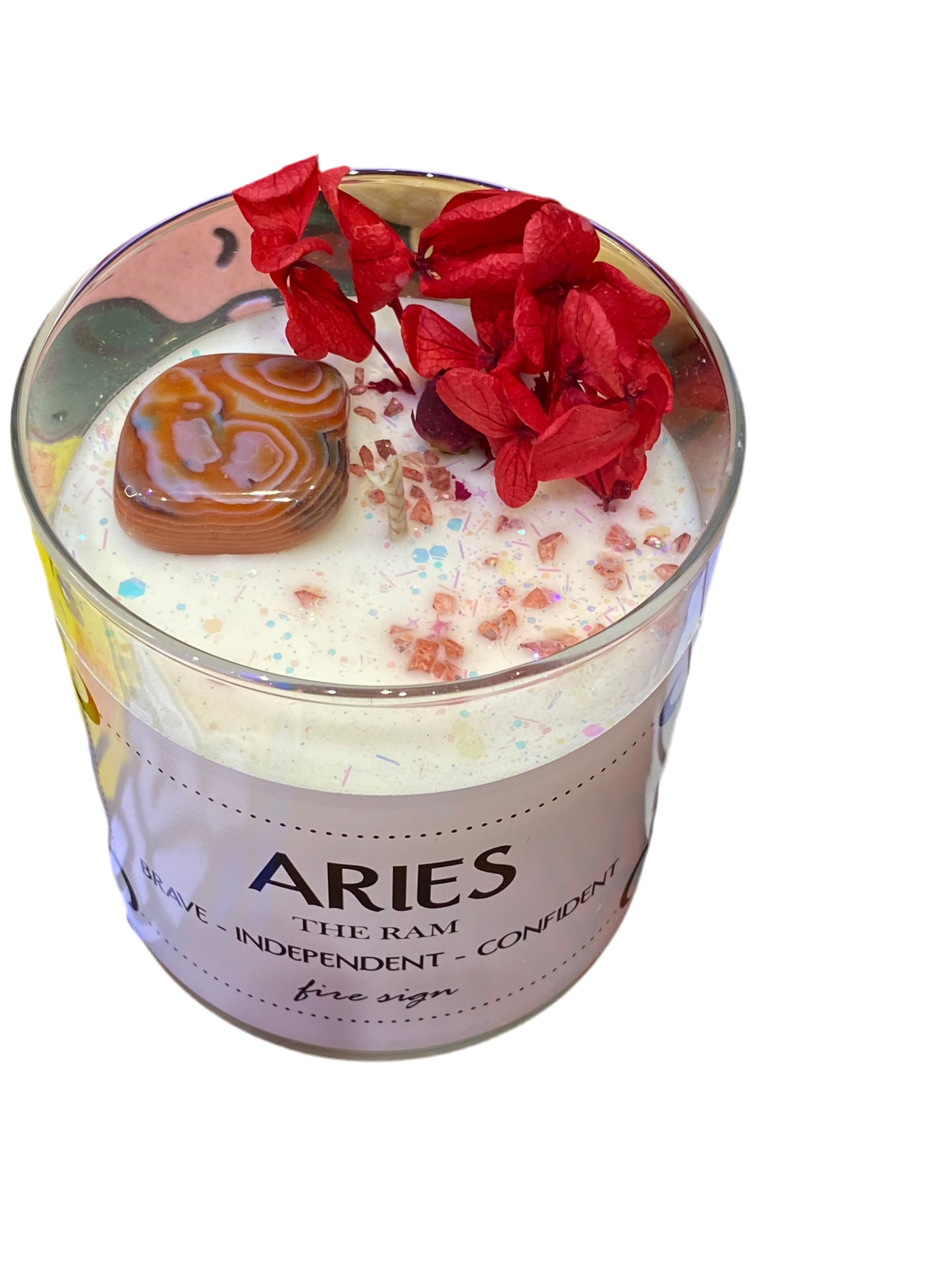 Lunastry Aries Candle