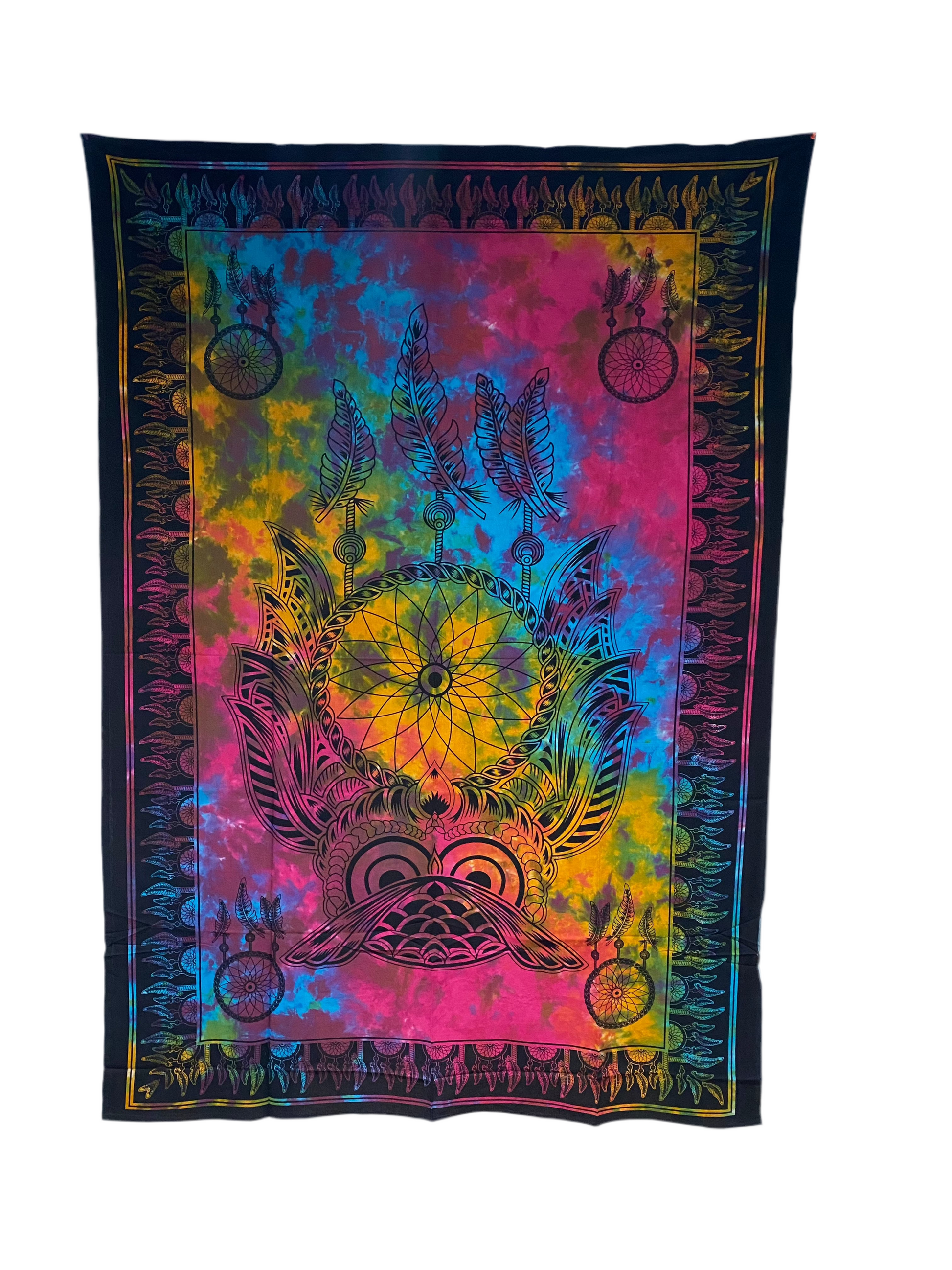 Owl Dream Catcher Tapestry