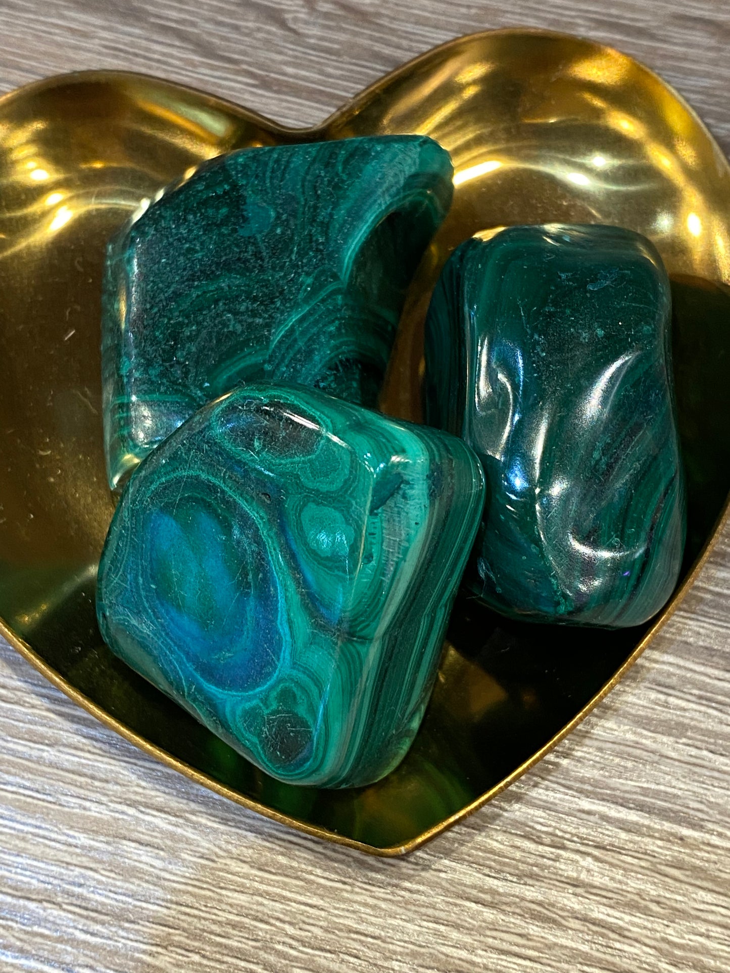 Malachite Tumbled Stones Healing Lotus Shop