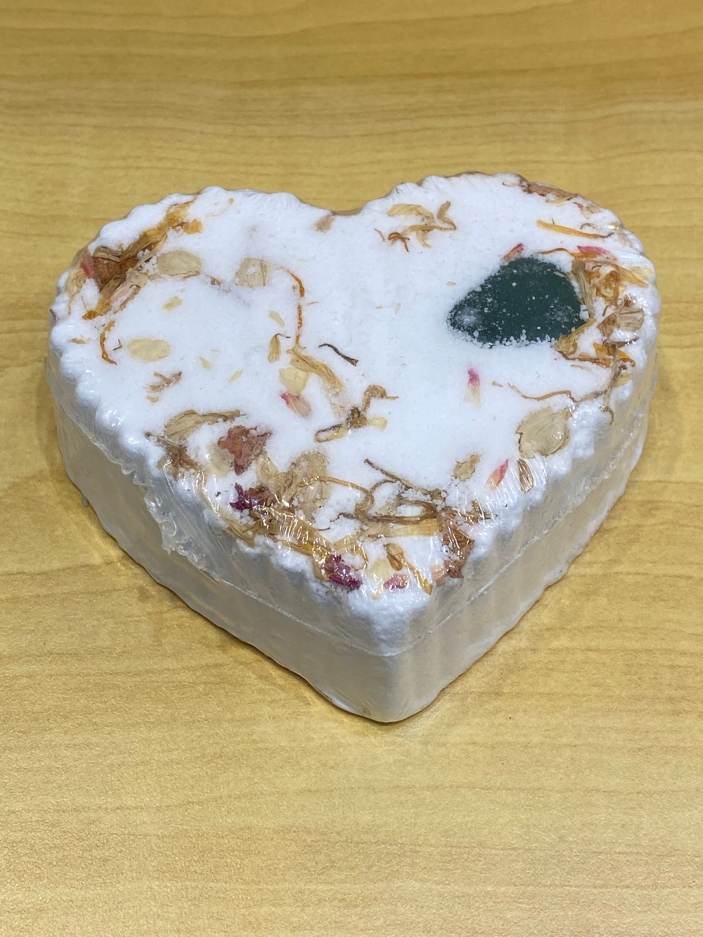 Cresent City Swoon Love Blossoms Heart Crystal Bath Bomb