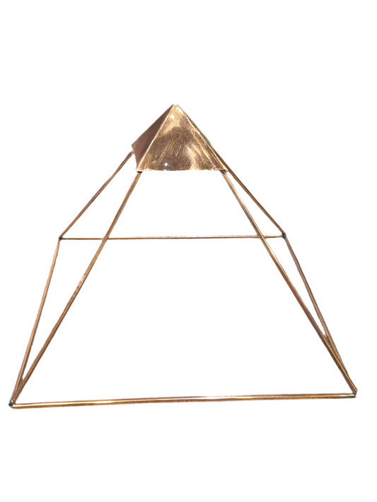 Copper Handcraft Brass Pyramid Meditation