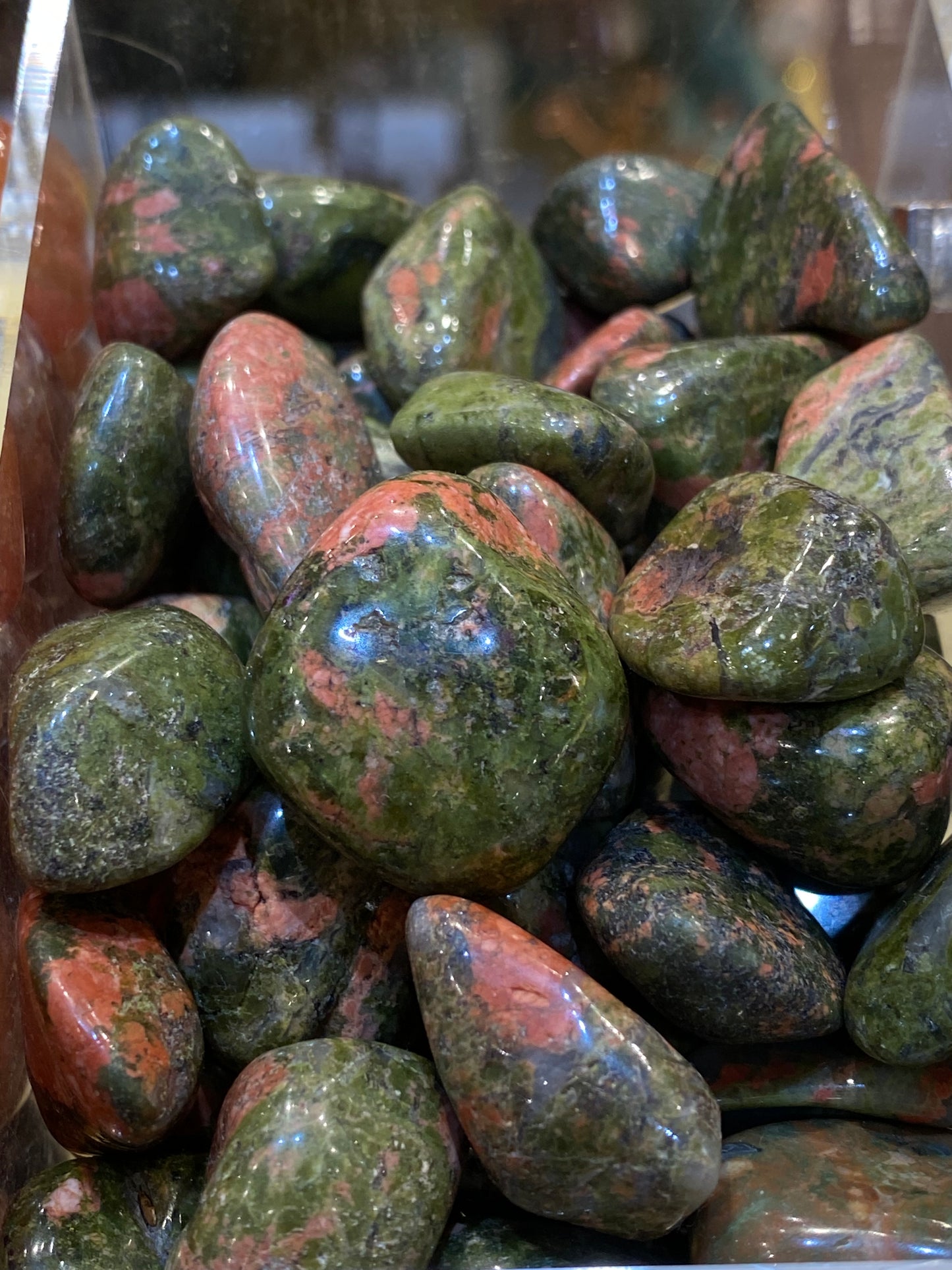 Unakite Tumbled Stone 1pc