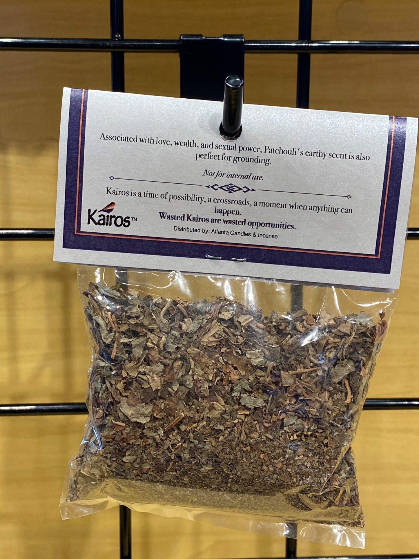 Kairos Patchouli  Cut and Sifted