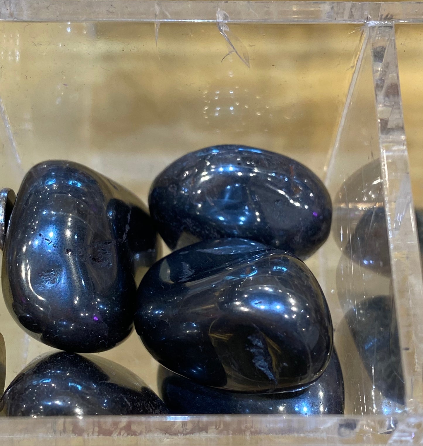 Black Tourmaline Polished Large Tumbled Stone 1pc