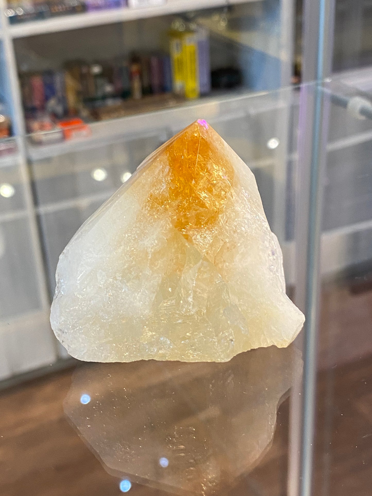 Citrine Point Polished Specimen Quartz Crystal