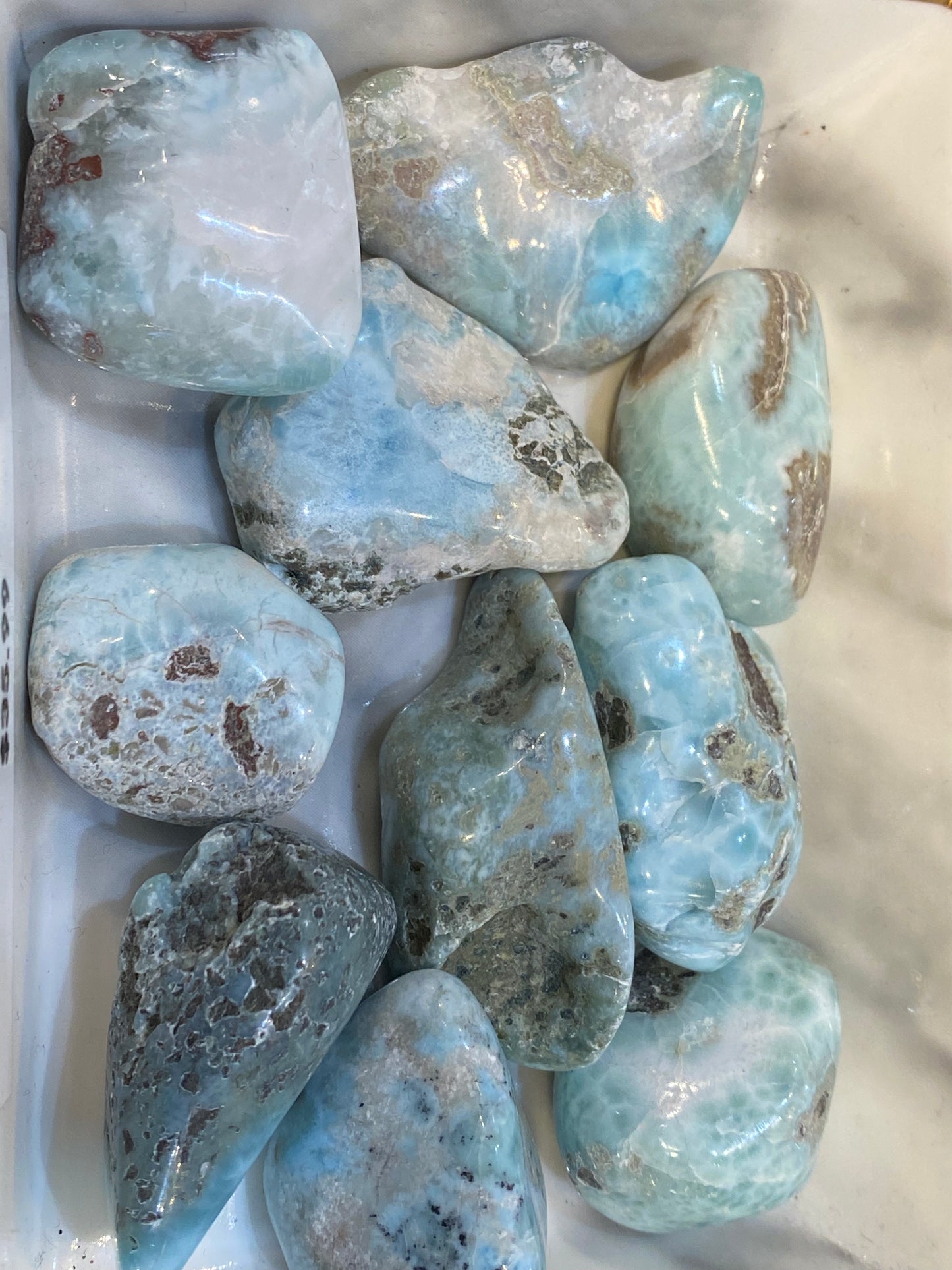 Larimar Large Tumbled Stone 1pc