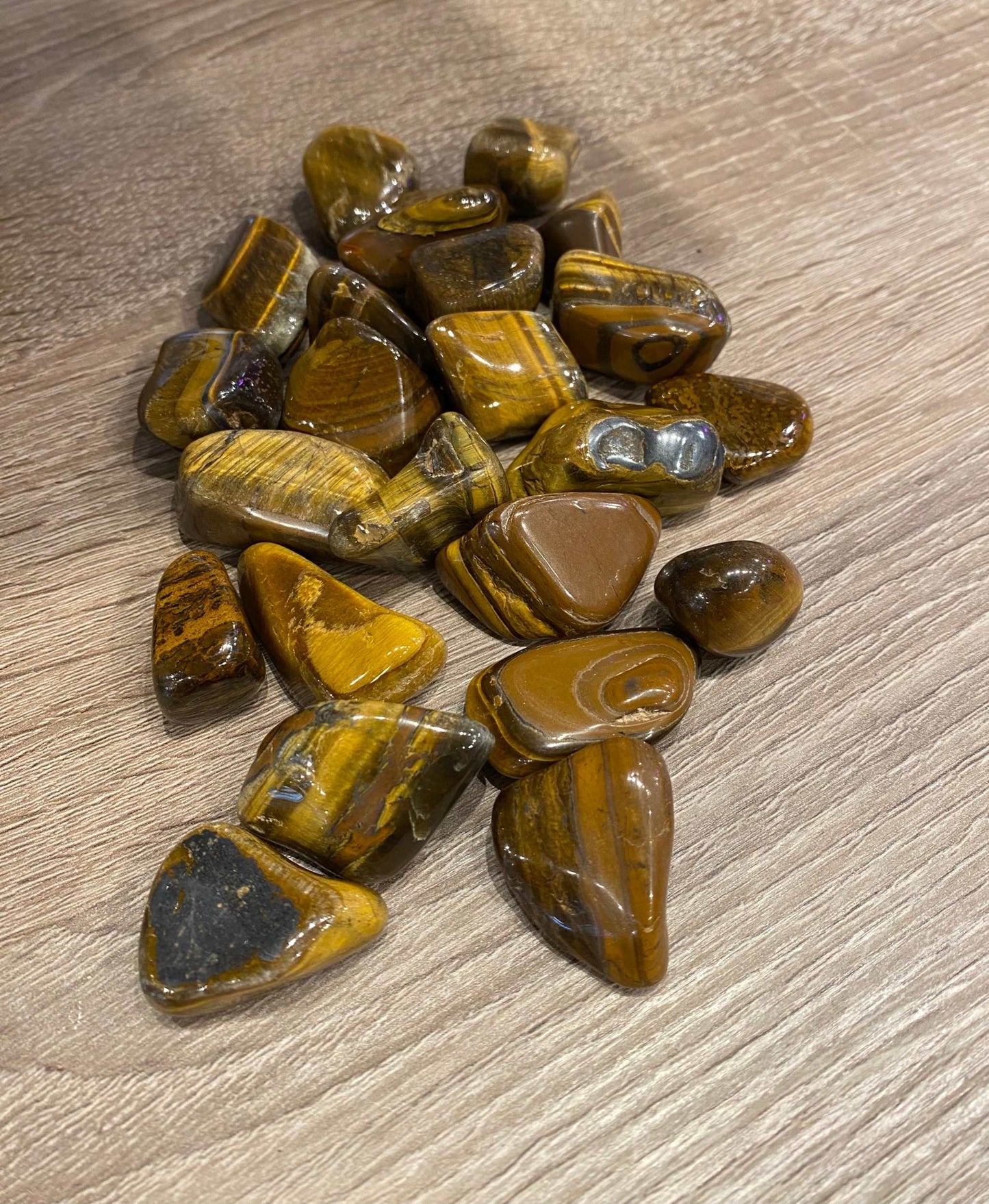 Tiger Eye Tumbled 