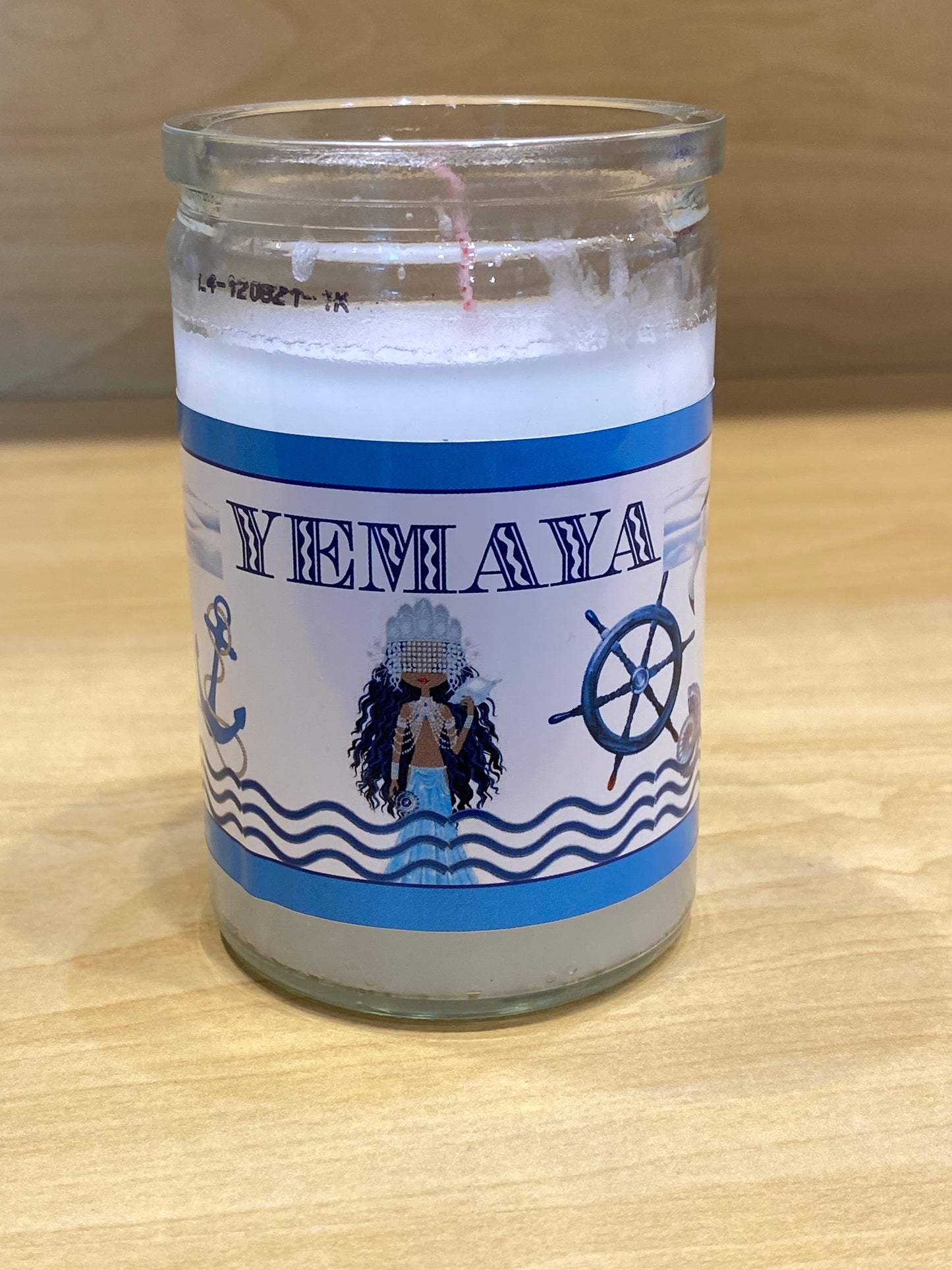 Yemaya Votive 3 Day White Candle