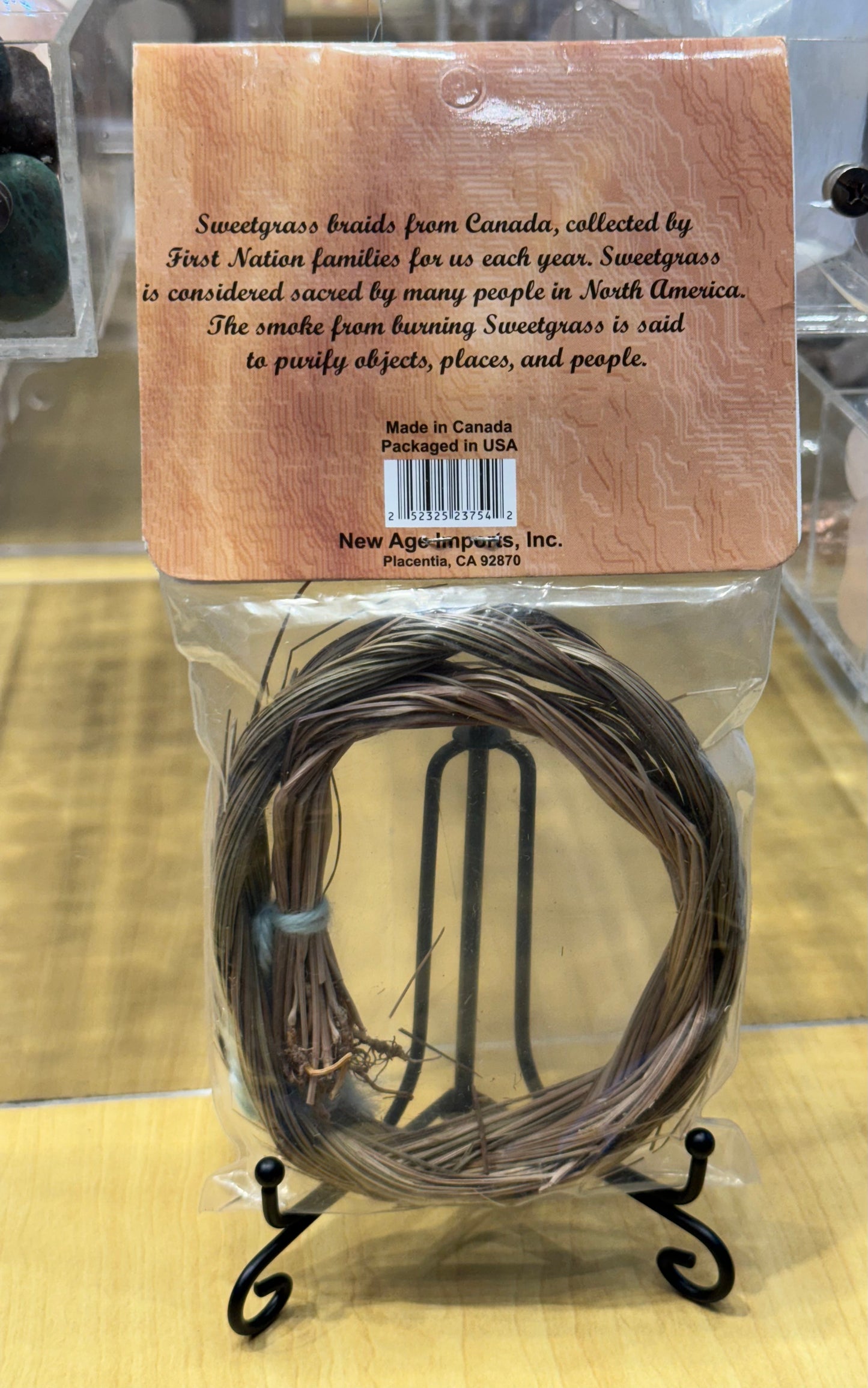 New Age Smudges & Herbs Sweetgrass Braid 24" Packaged