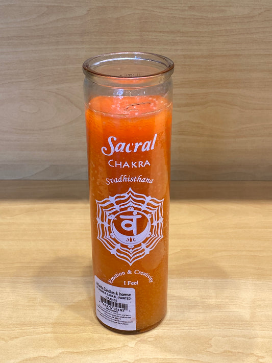 Sacral Chakra 7 Day Candle