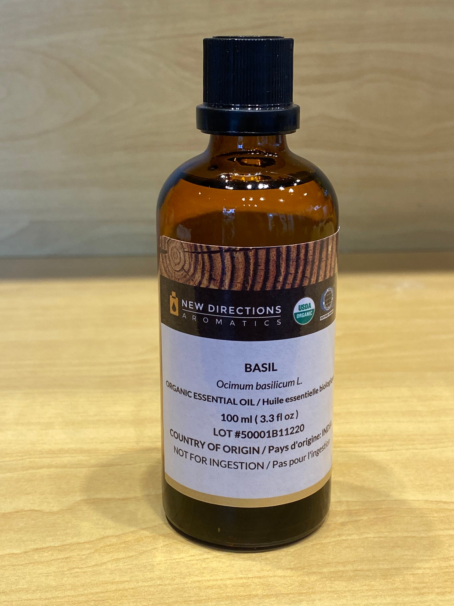 New Directions Basil Organic Essential Oil