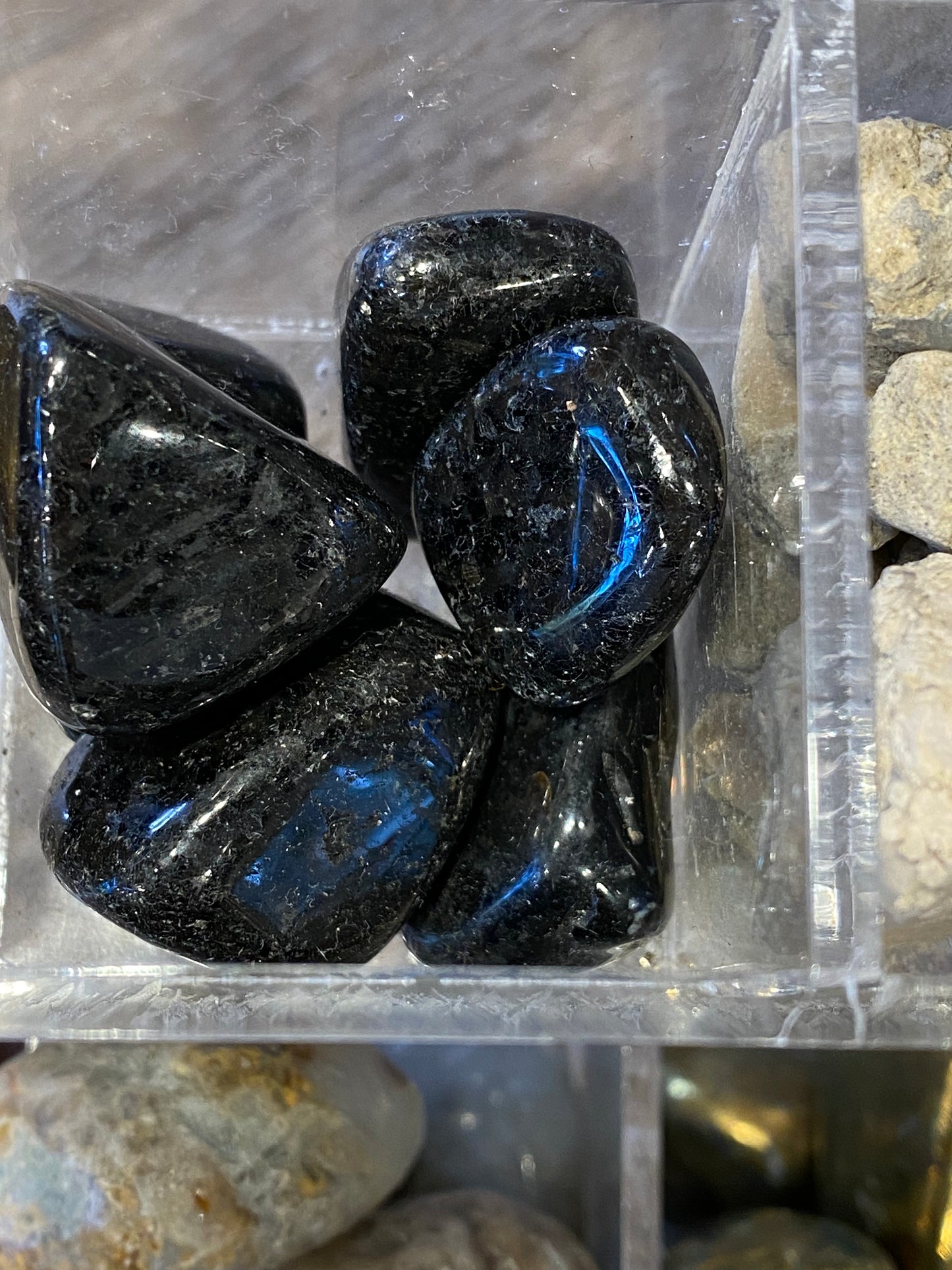 Nuummite Polished Tumbled Stone