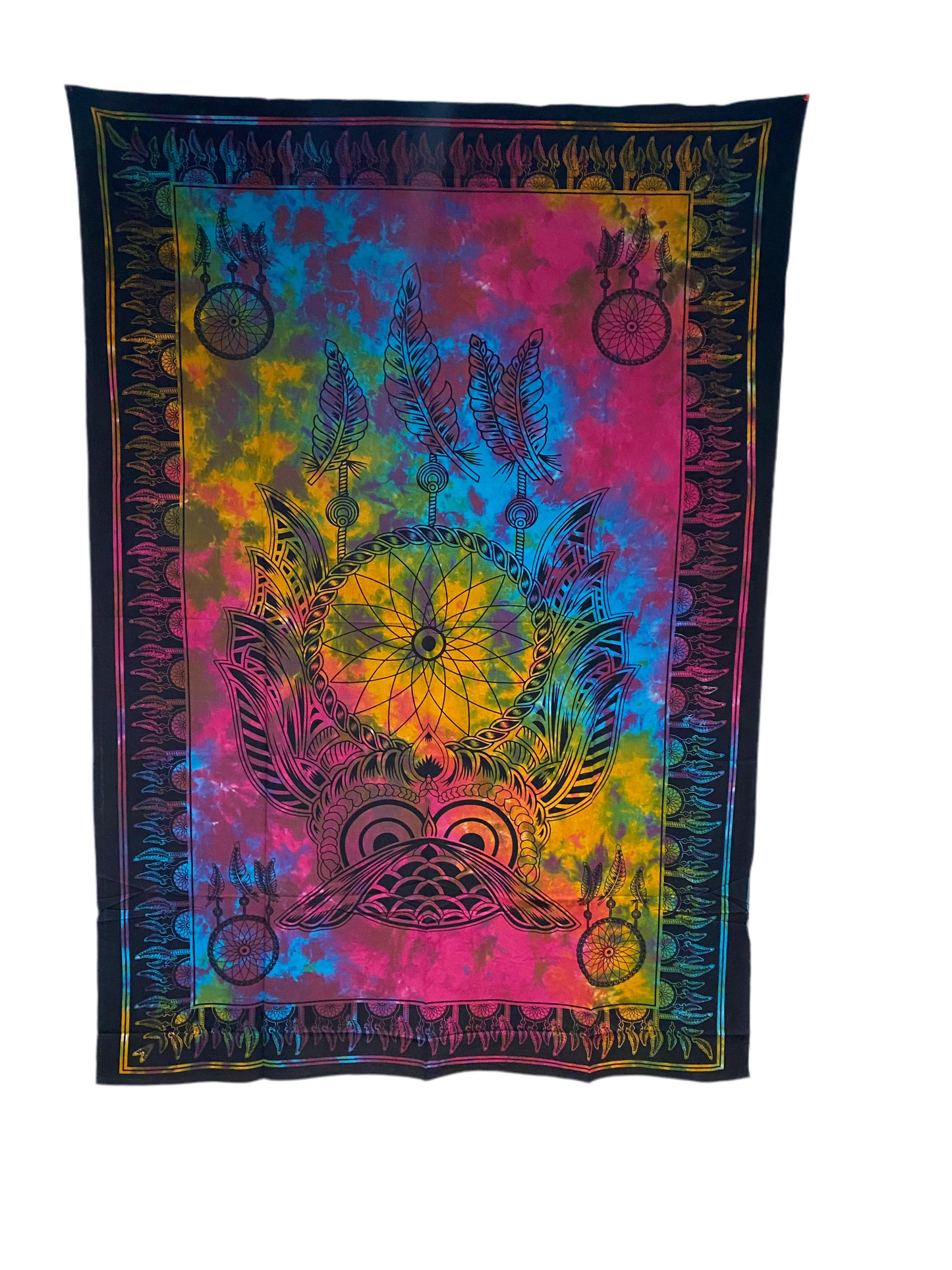 Owl Dream Catcher Tapestry