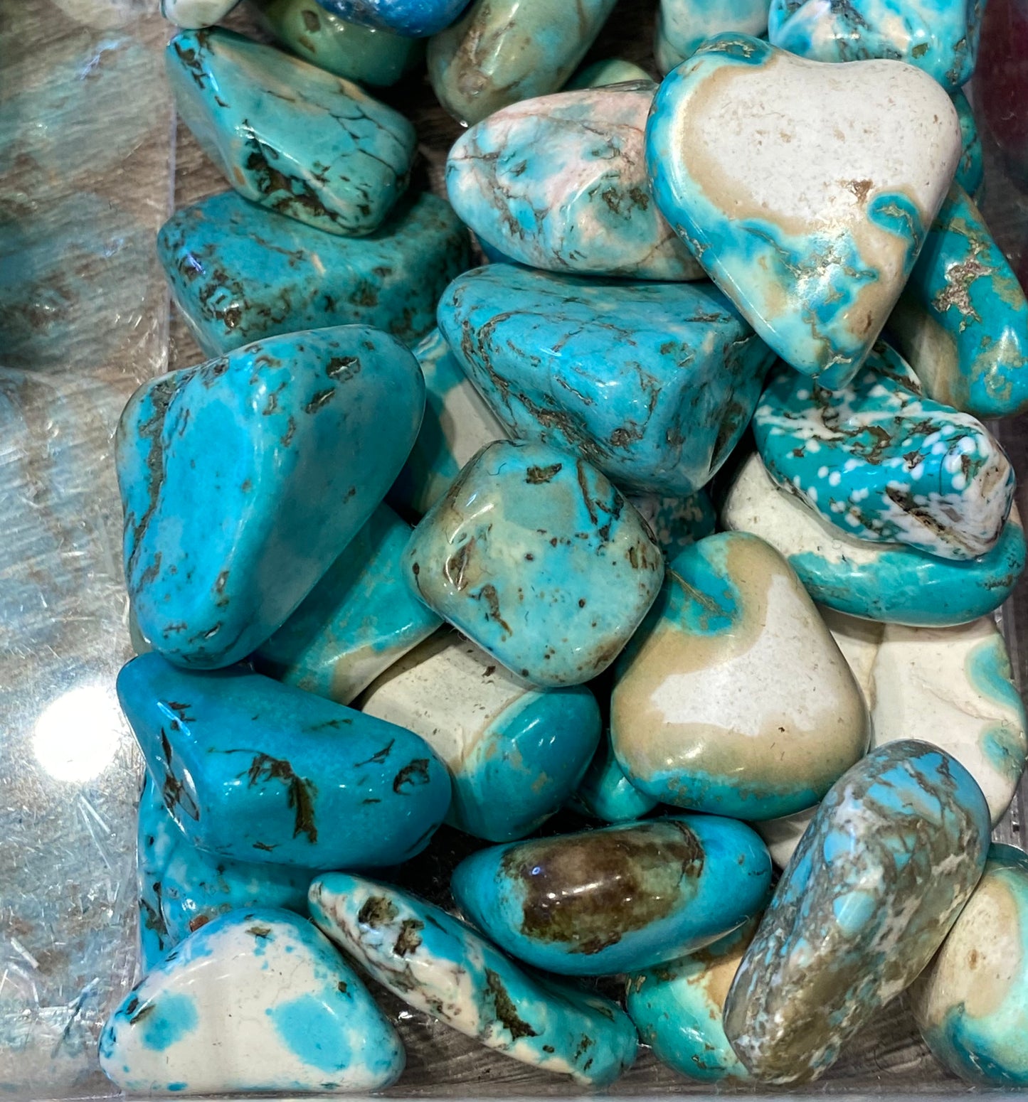 Chrysocolla Light Polished Tumbled Stone 1pc