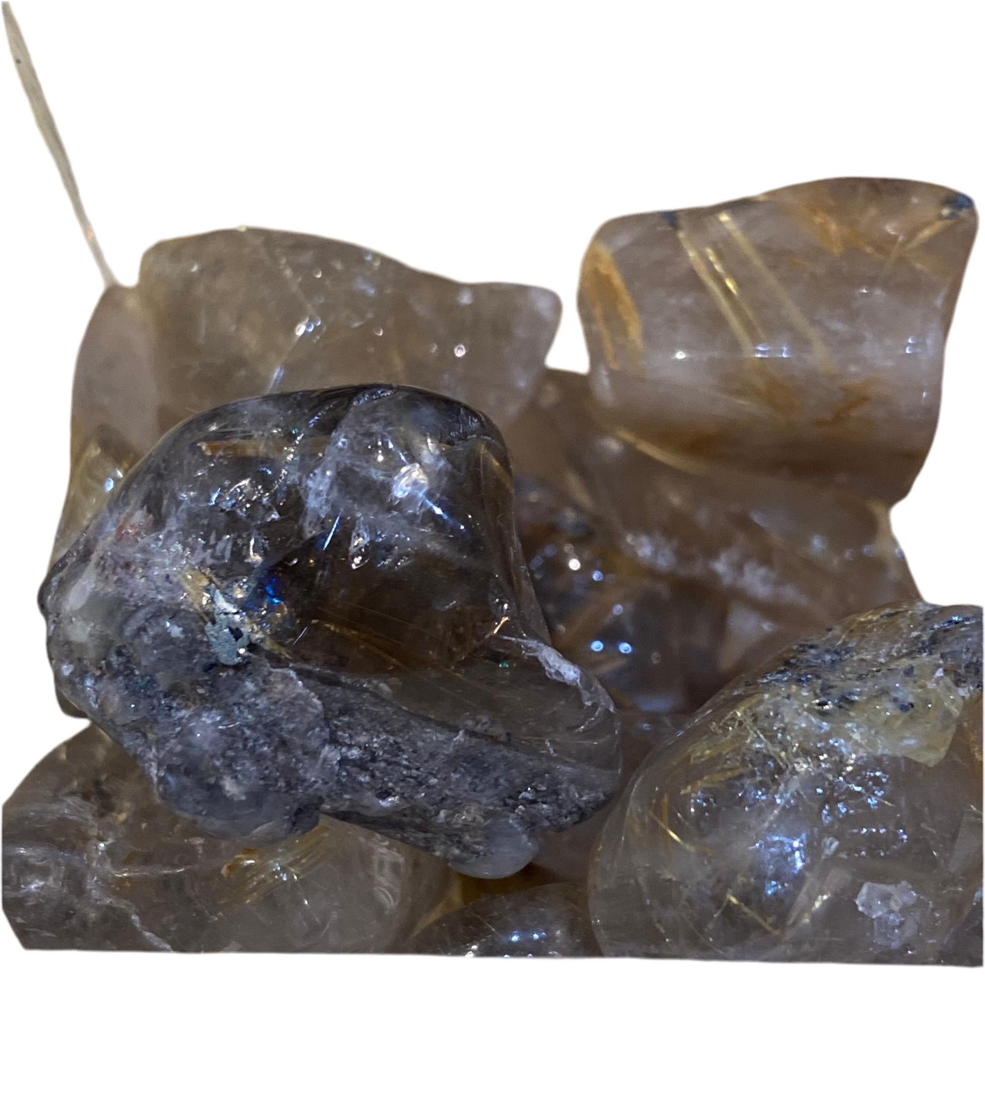 Rutilated Quartz Tumbled 