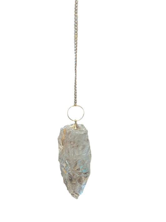 Natural Clear Quartz Pendulum