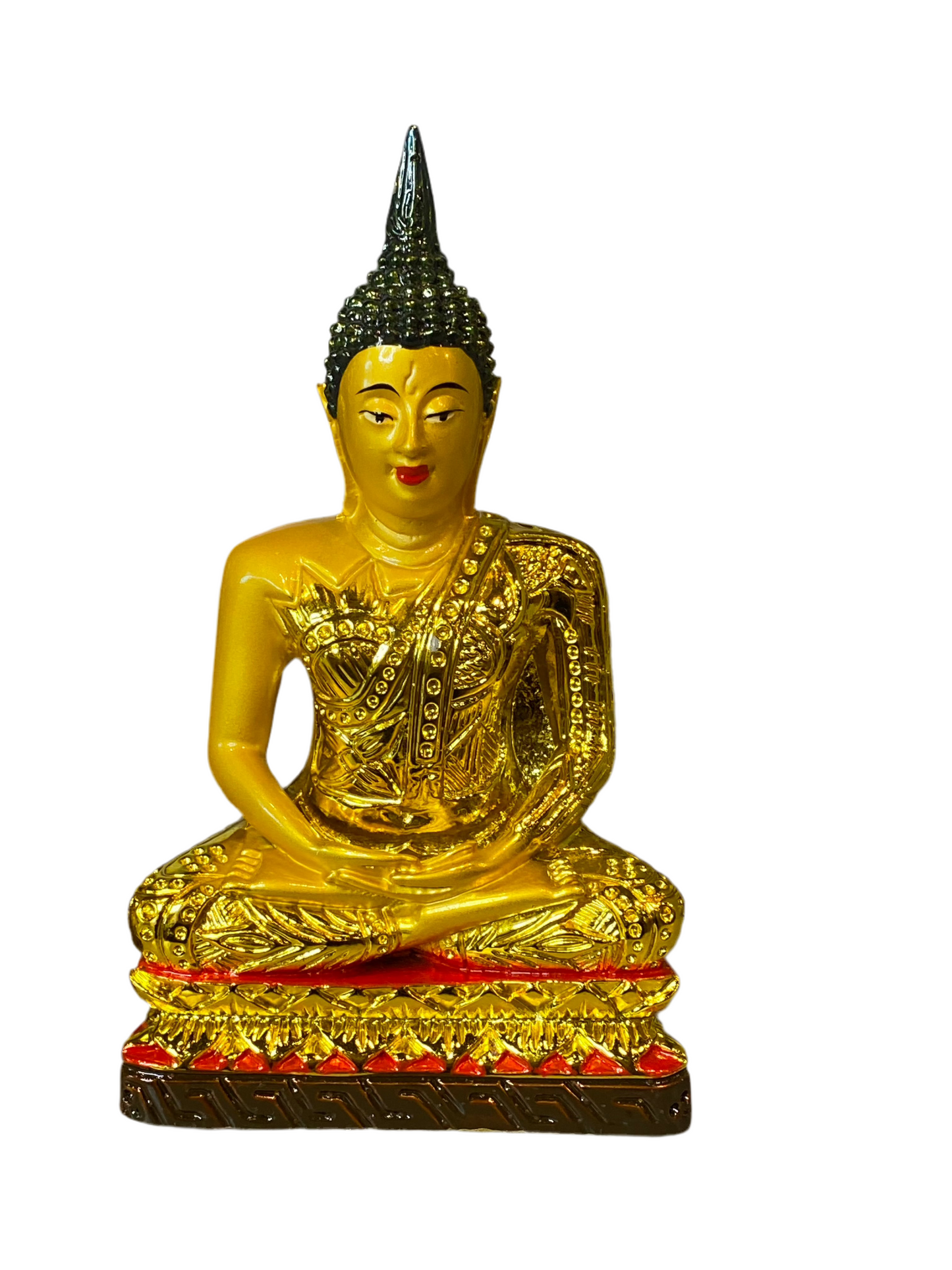 Feng Shui Golden Thai Sitting Buddha 