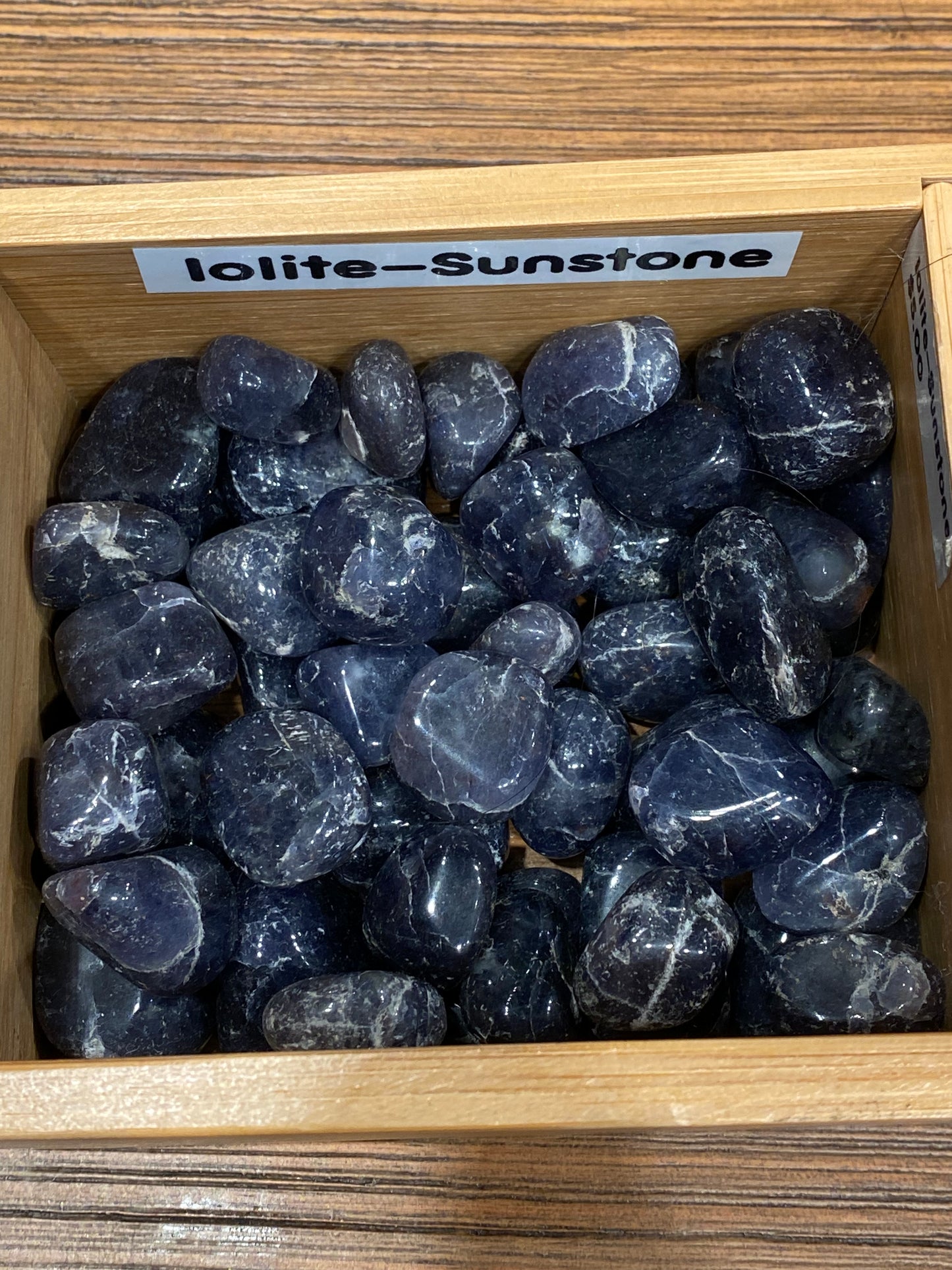 Iolite with Sunstone Tumbled Stone 1pc