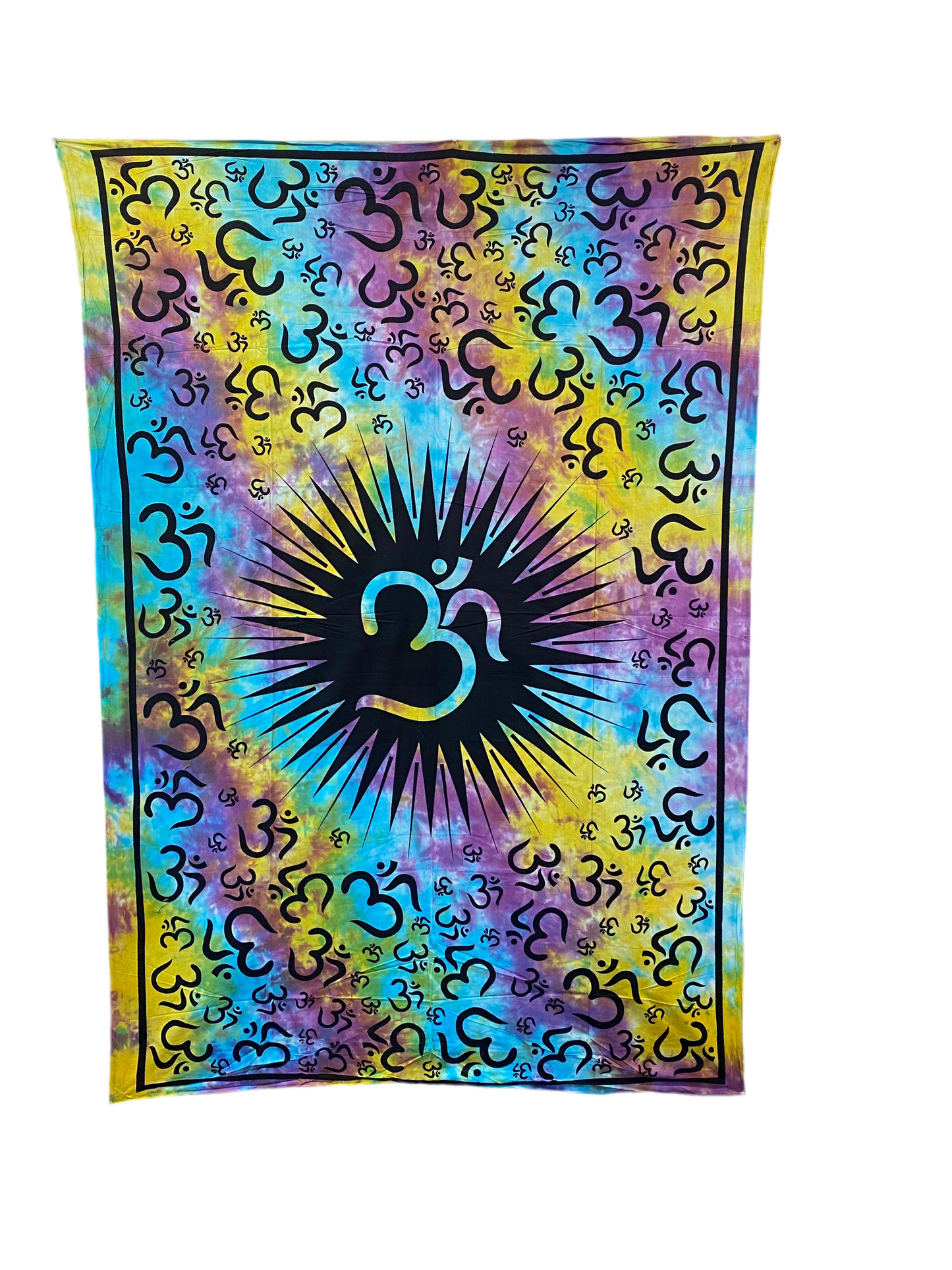 Om Tye Dye Tapestry