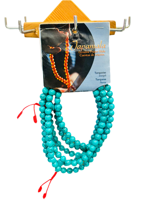 Turquoise Mala Beads Prayer Rosary