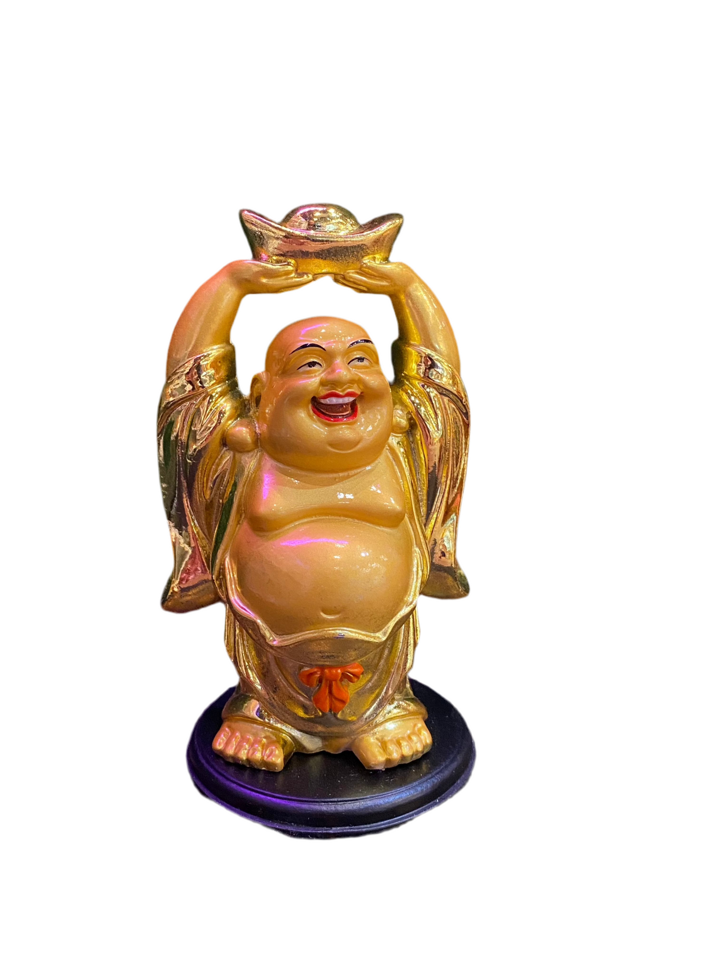 Colorful Feng Shui Gold Laughing Buddha 