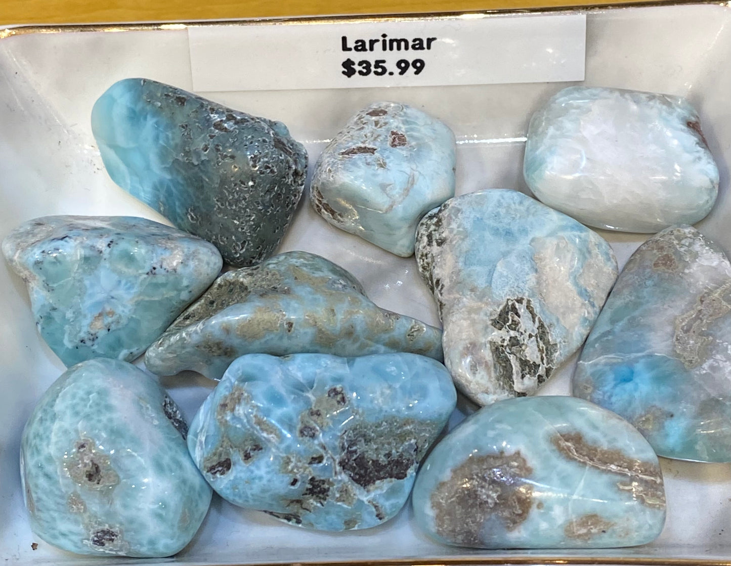 Larimar Large Tumbled Stone 1pc