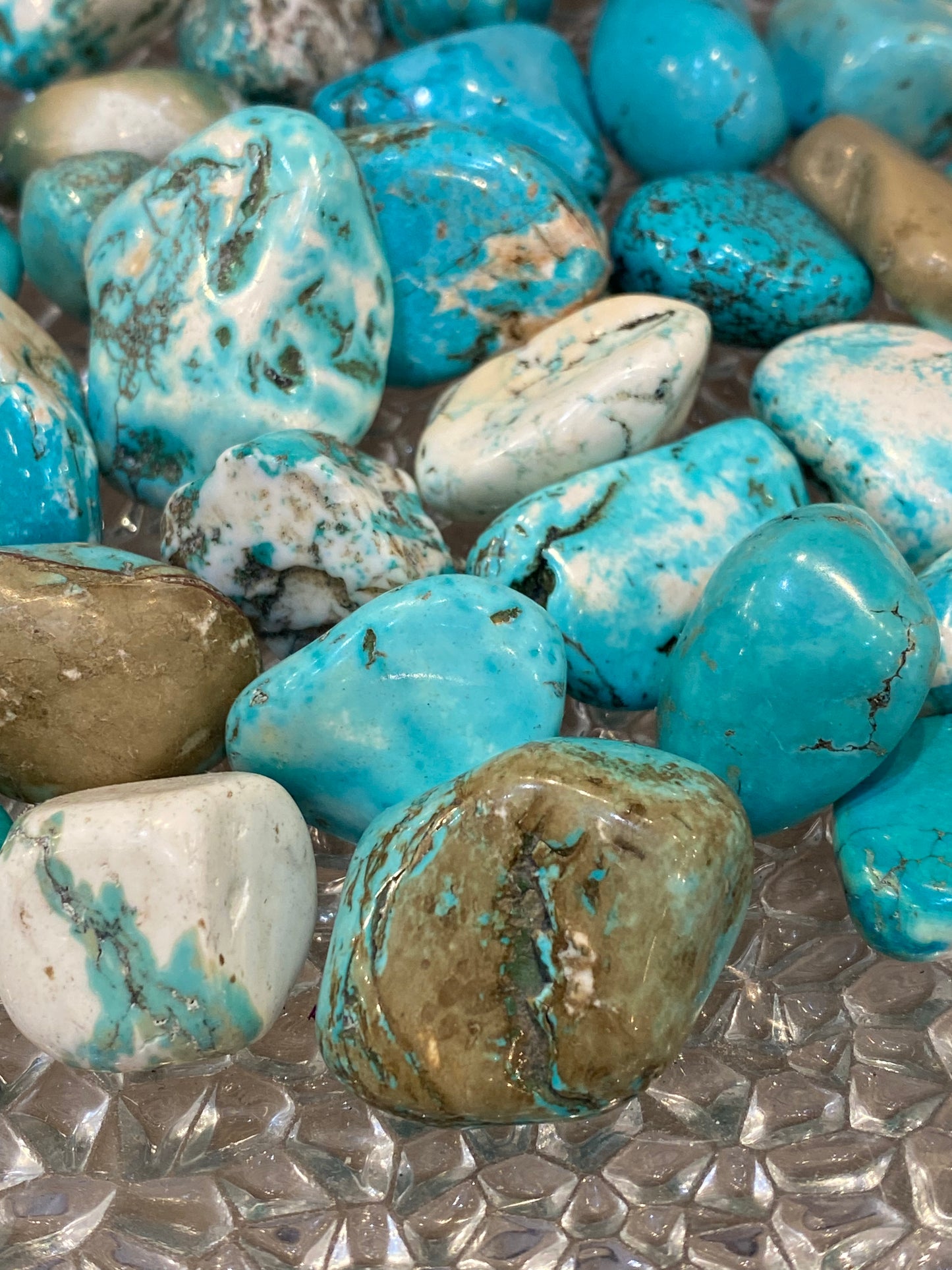 Chrysocolla Light Polished Tumbled Stone 1pc