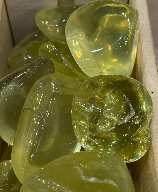 Lemon Topaz Polished Tumbled Stone