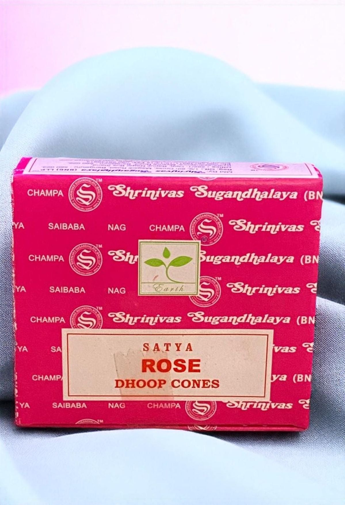 Satya Rose Dhoop Cones perfect for creating a serene and aromatic environment