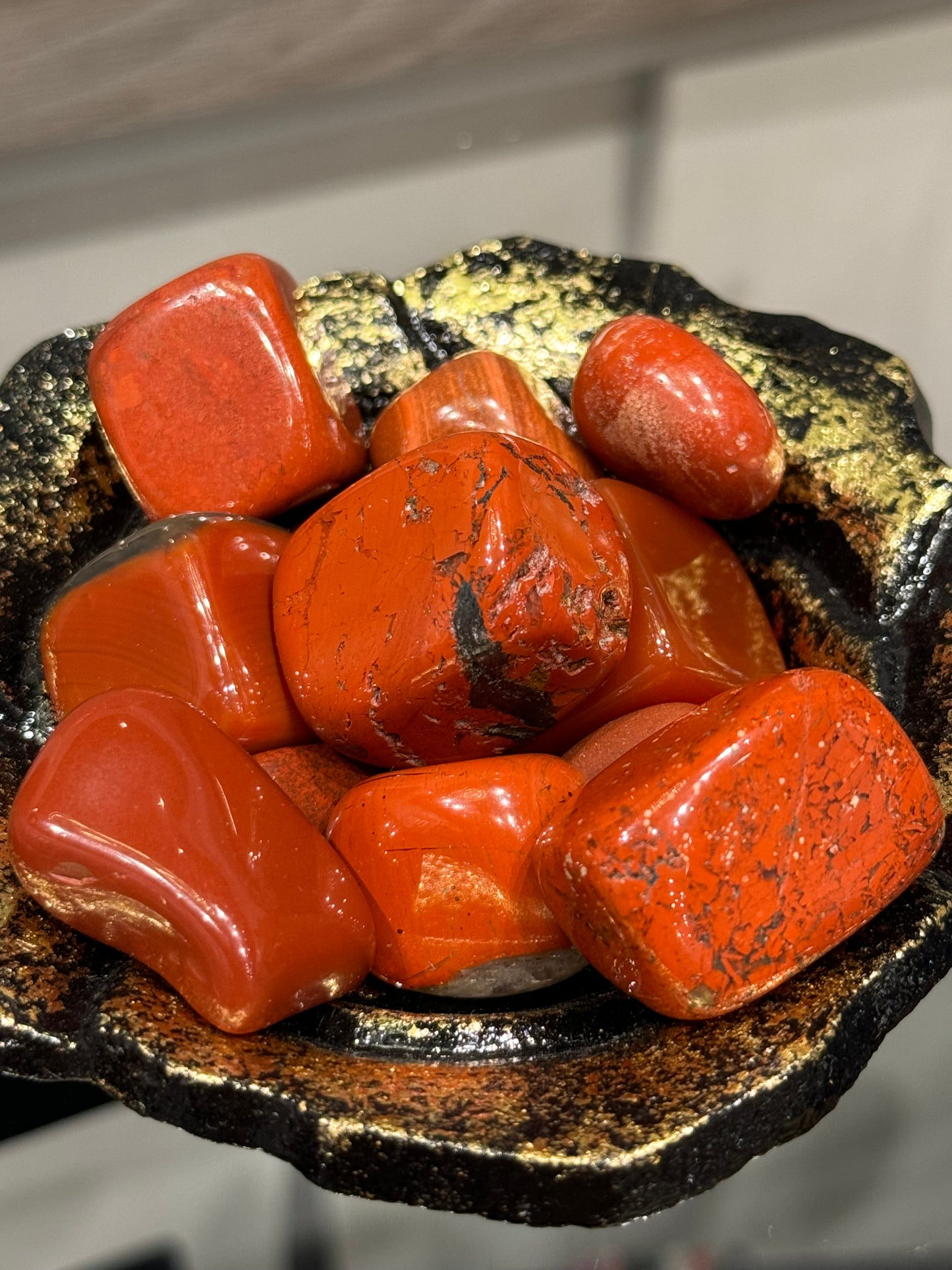 Red Jasper Polished Tumbled Stone 1 each