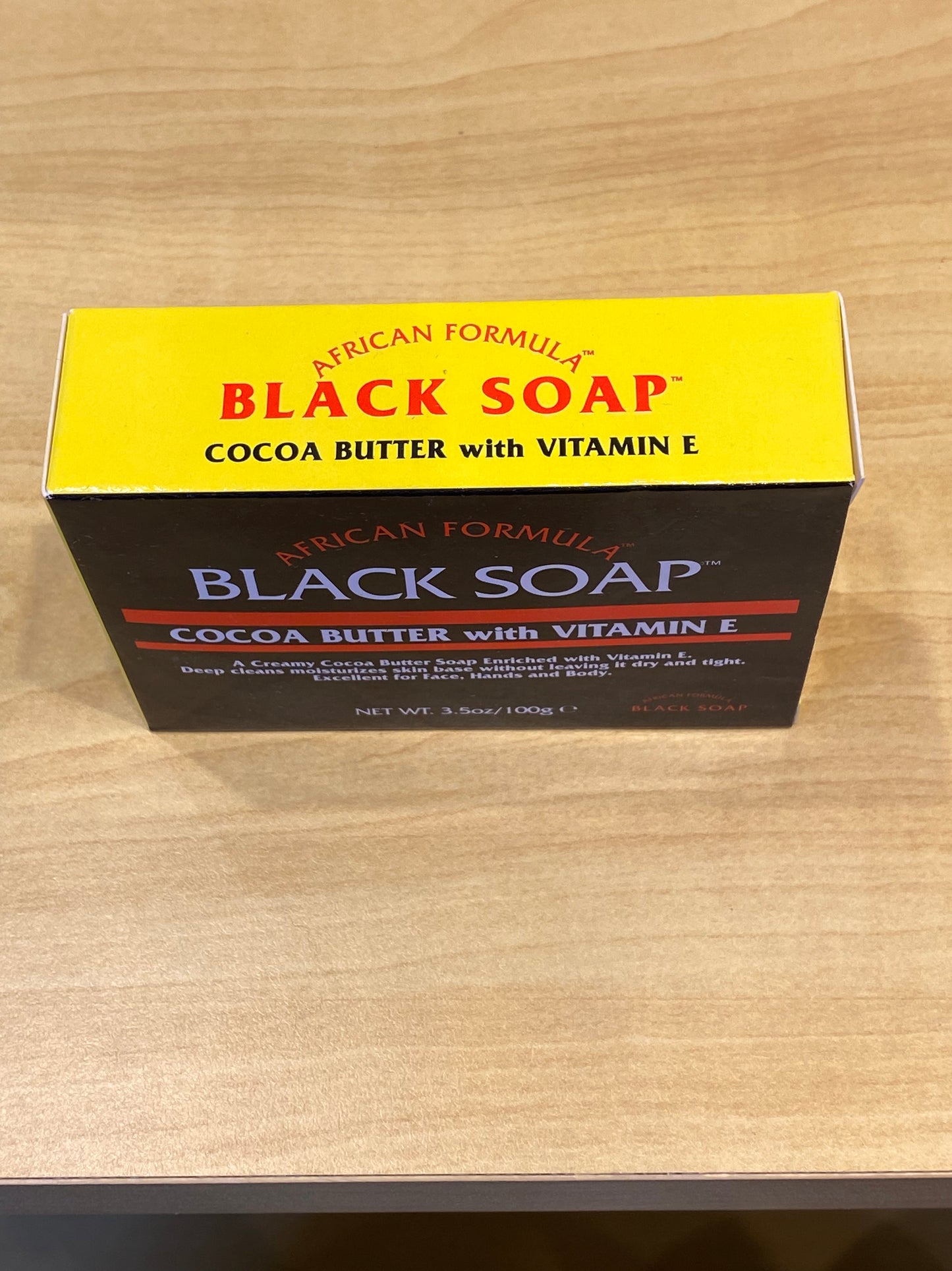 International Beauty Exchange African Formula Black Soap Cocoa Butter with Vitamin E