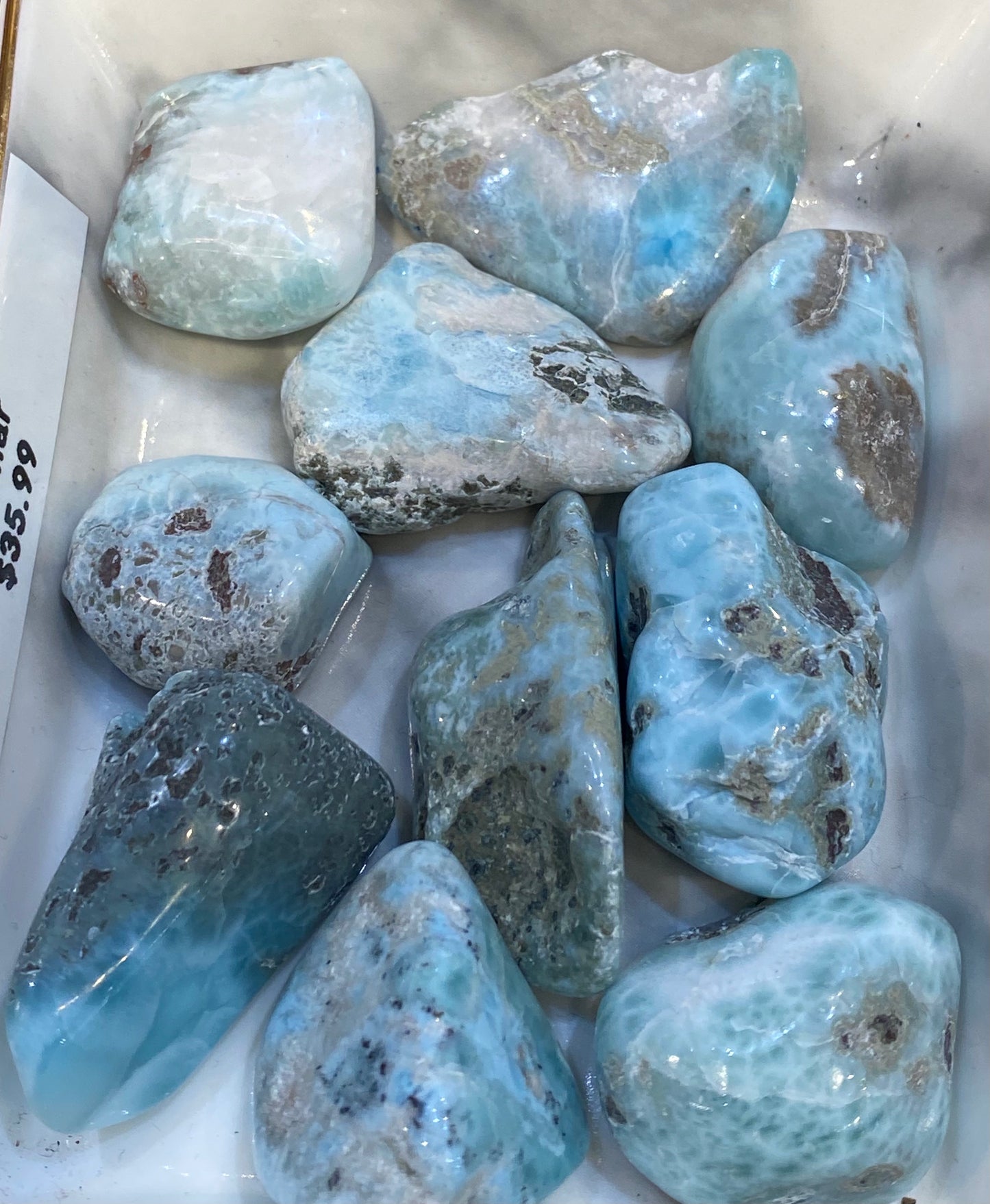 Larimar Large Tumbled Stone 1pc