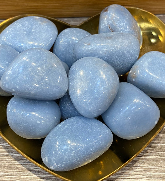 Angelite Tumbled Stone 1pc