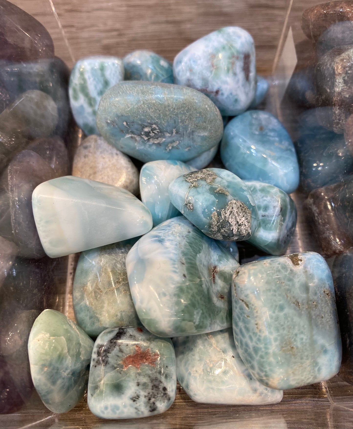 Larimar Tumbled Loose Stone 1pc