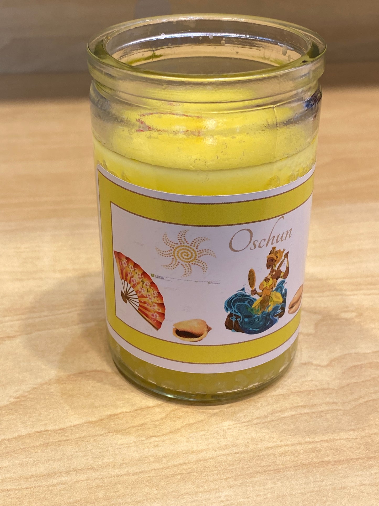 Oschun Votive 3 Day Yellow Candle