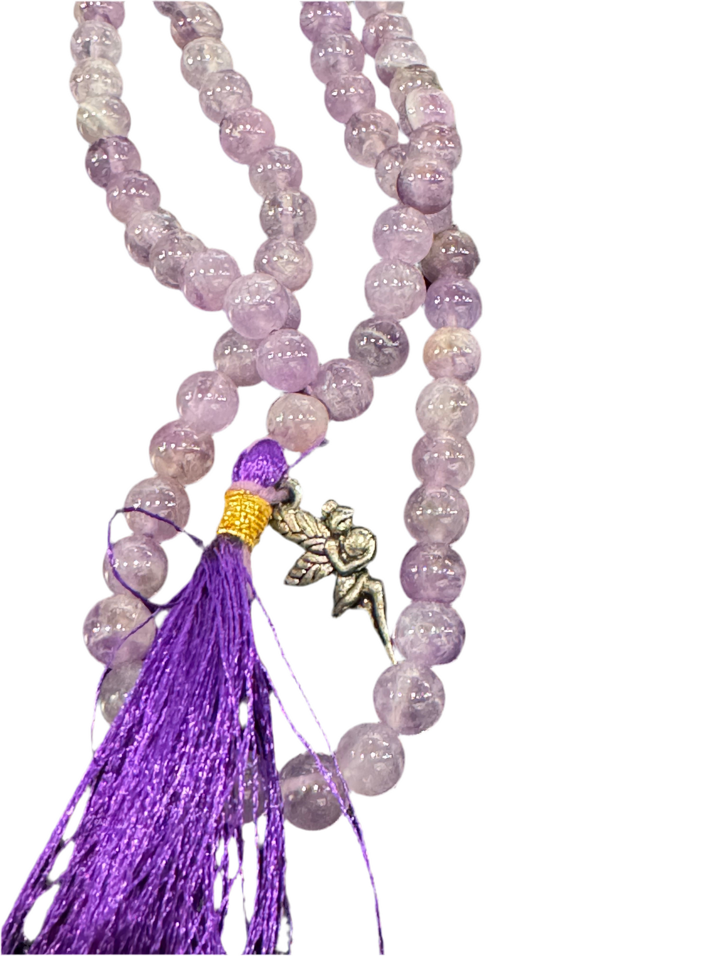 Amethyst Prayer Mala Necklace